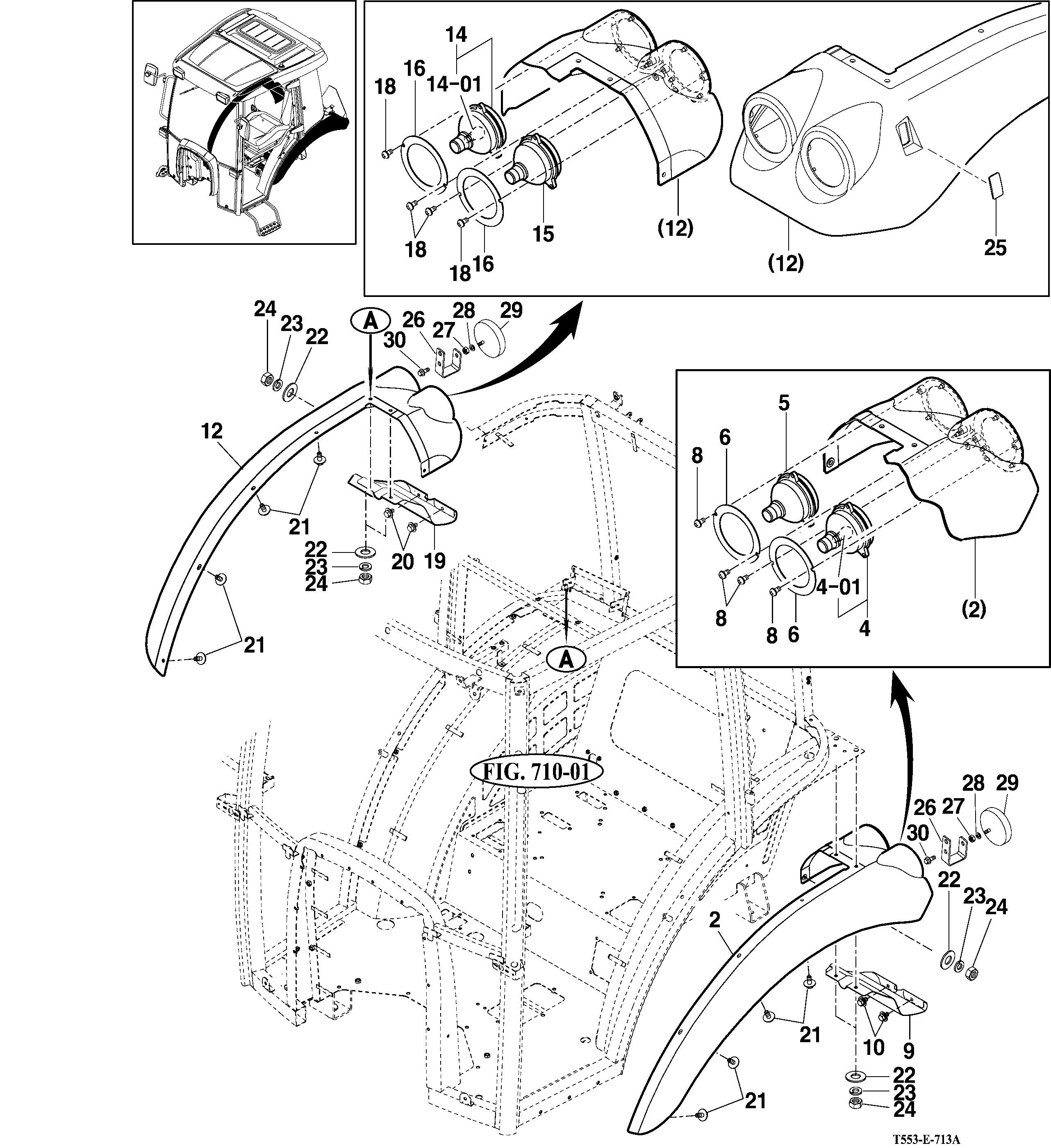 713A - SUB FENDER & COVER