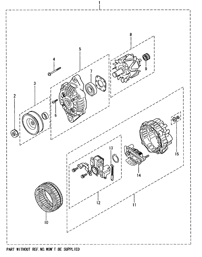 141 - ALTERNATOR(12V-50A)