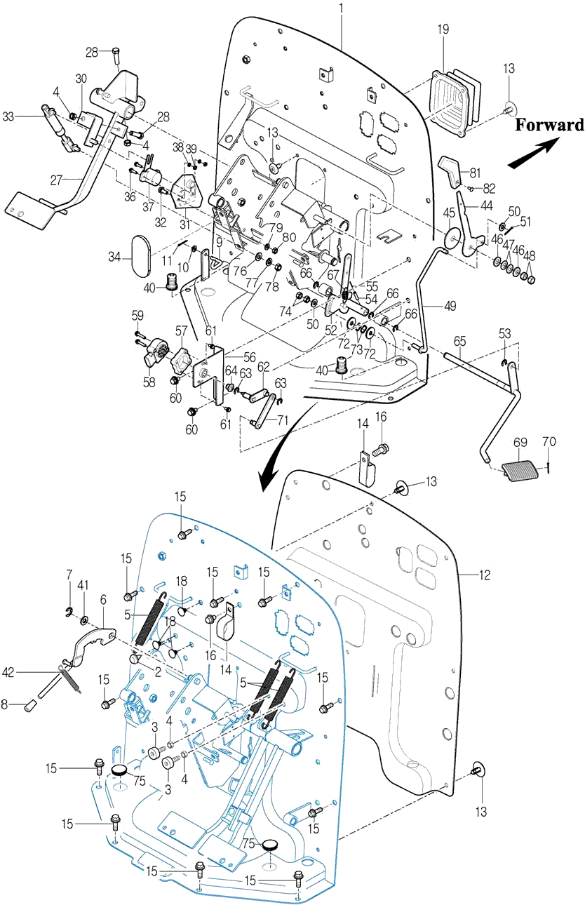 302 - CLUTCH PEDAL