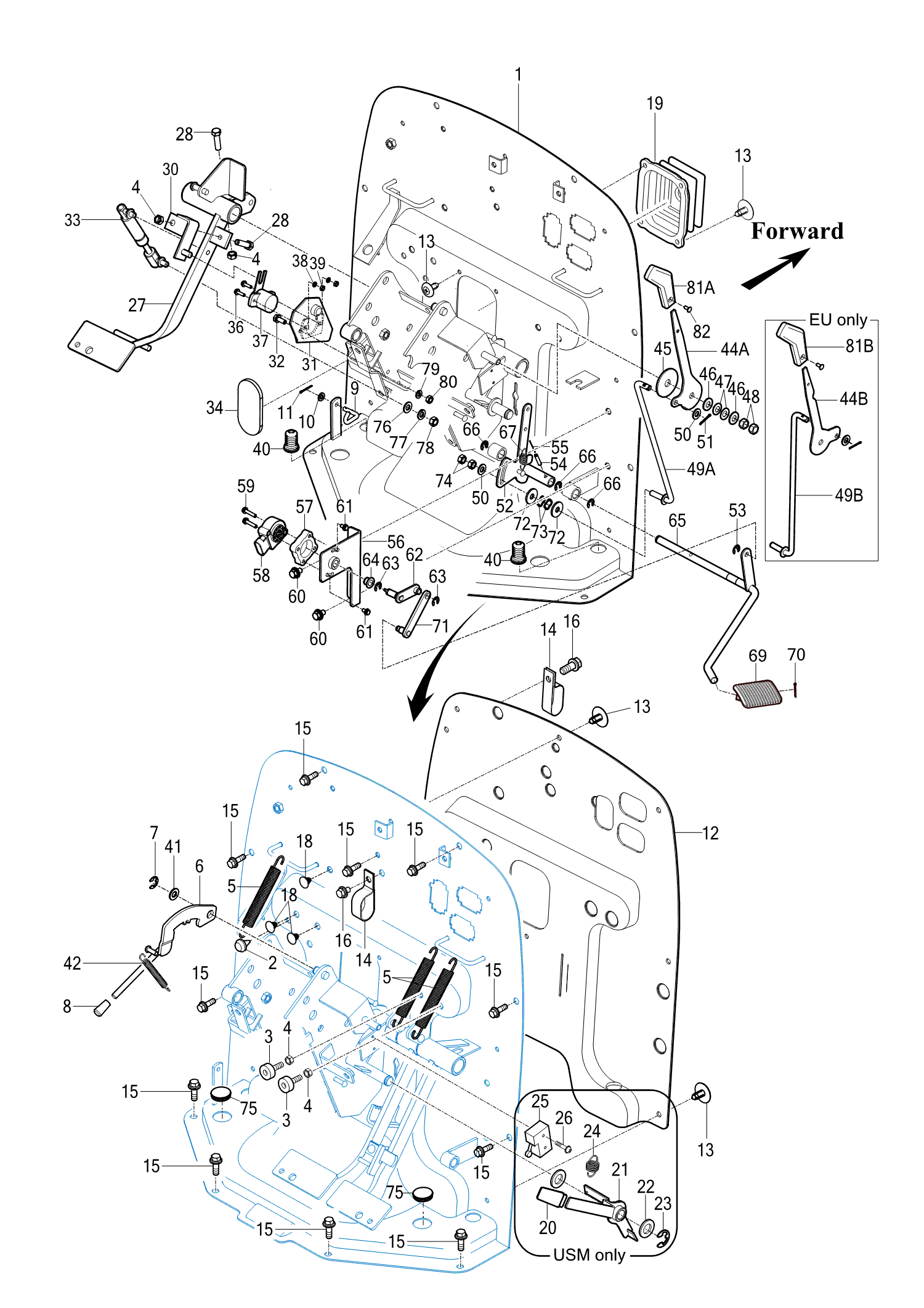 302-2 - CLUTCH PEDAL