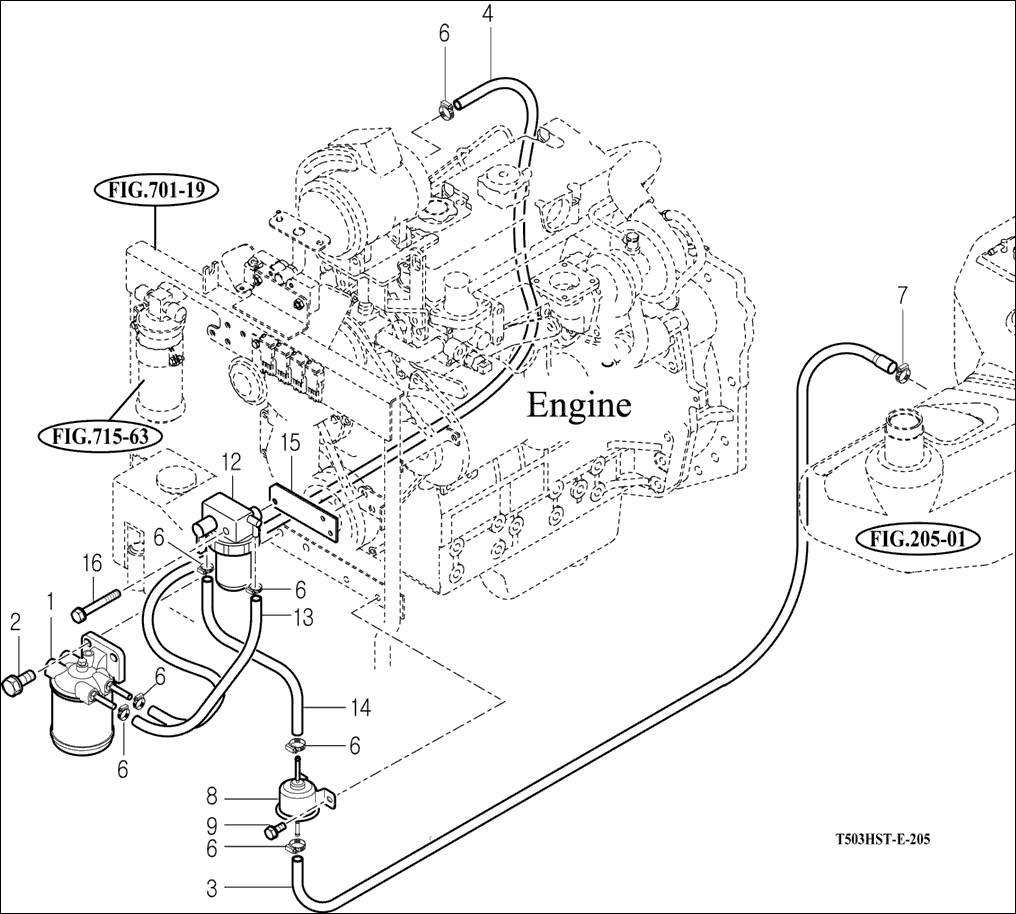 204 - FUEL HOSE & FILTER