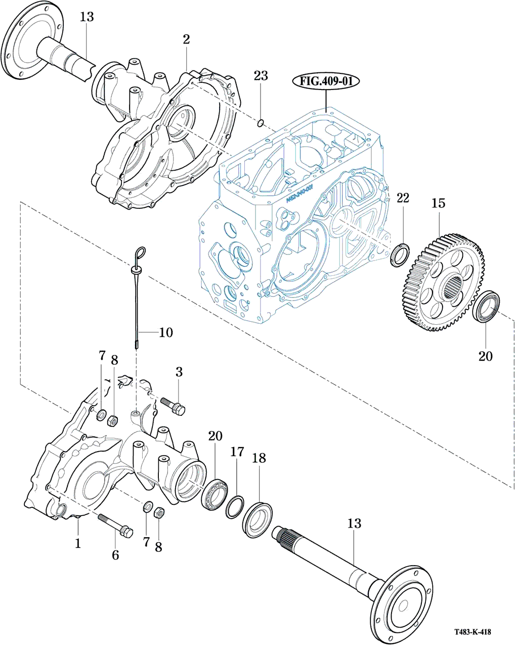 418 - REAR AXLE & HOUSINGS