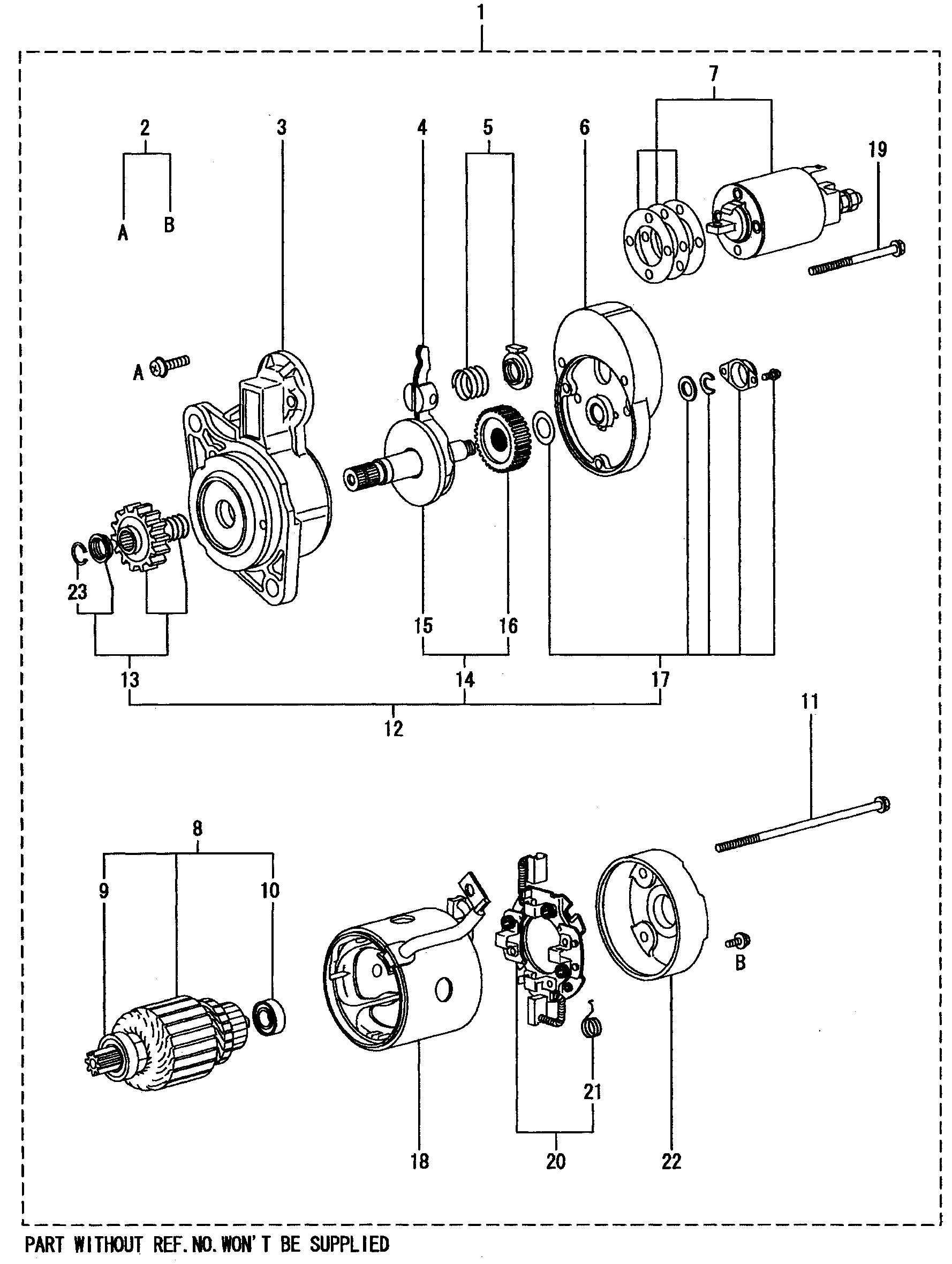 138 - STARTER(12V-1.6KW)