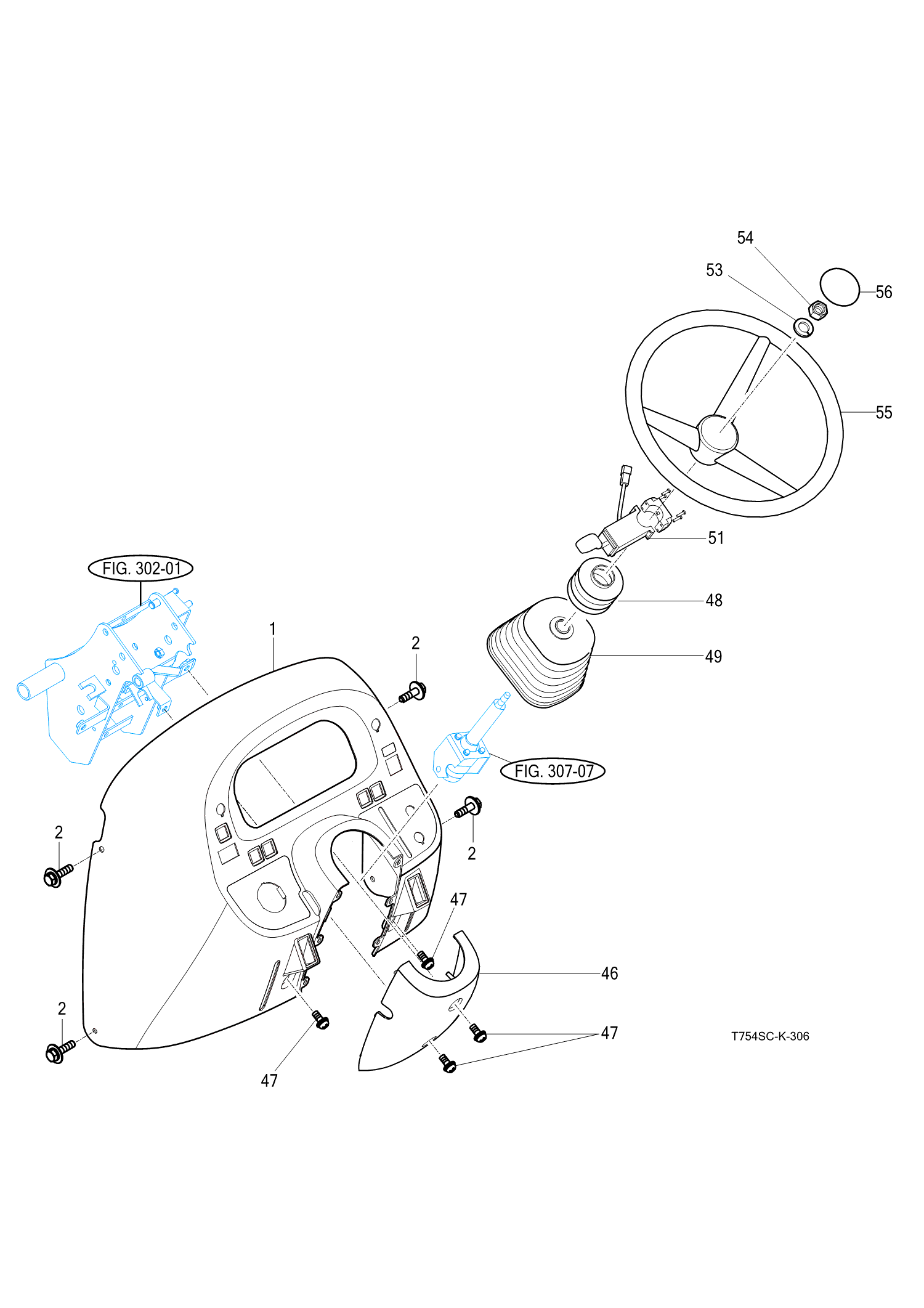 306 - POWER STEERING WHEEL