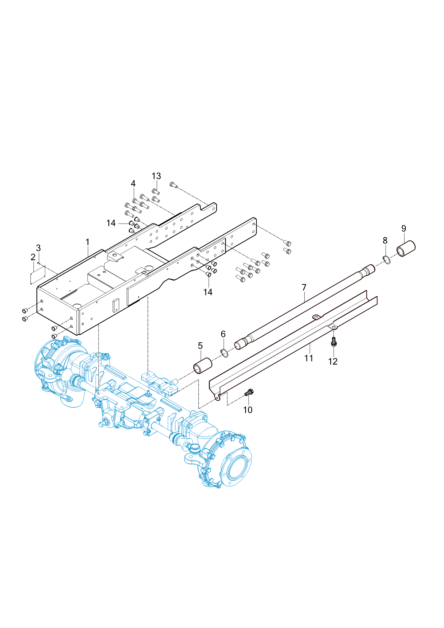 501 - FRONT AXLE BRACKET