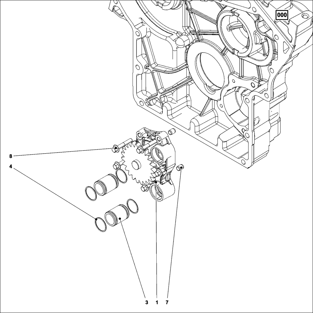 123 - LUBRICAT. OIL PUMP