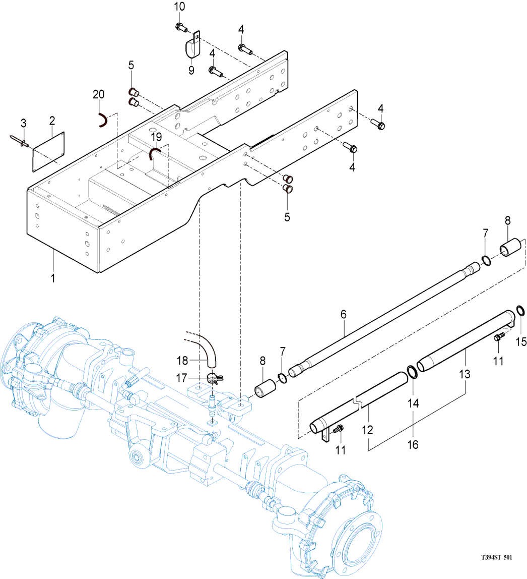 501 - FRONT AXLE BRACKET