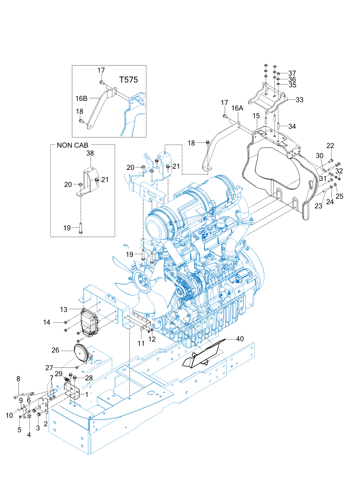 701 - BONNET FRAME