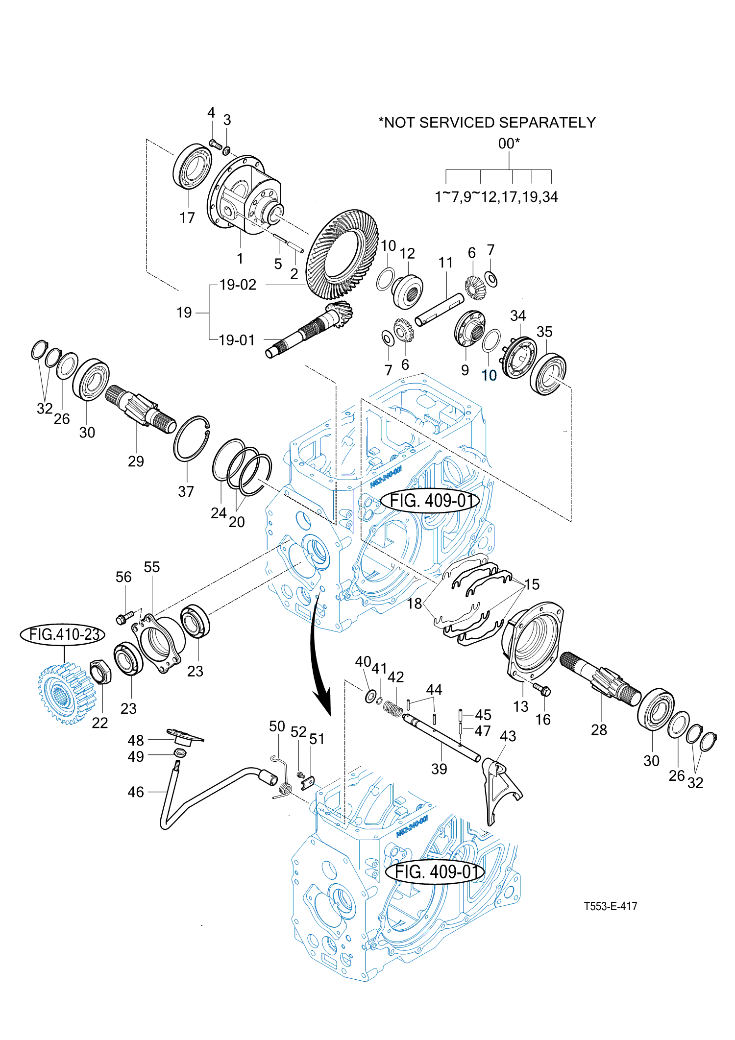 417 - REAR DIFFERENTIAL GEARS