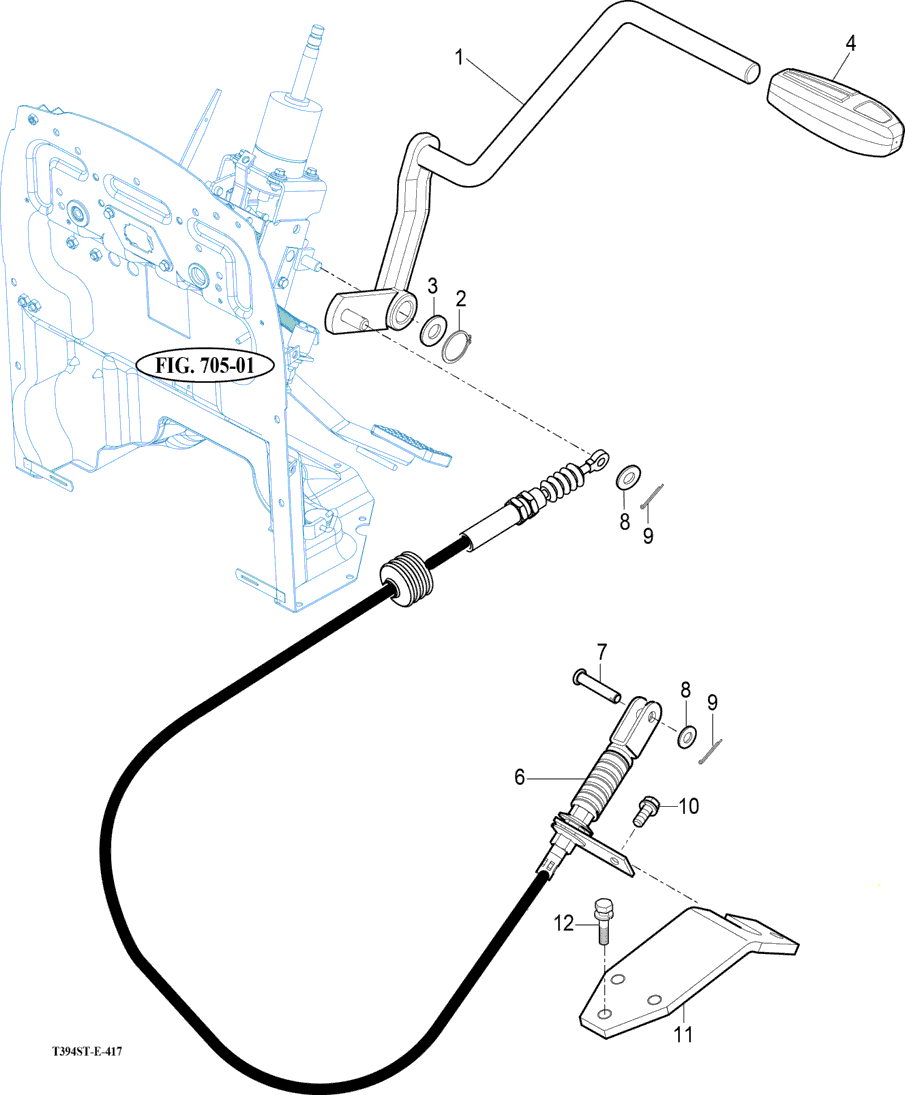 417 - REVERSE CHANGE LEVER