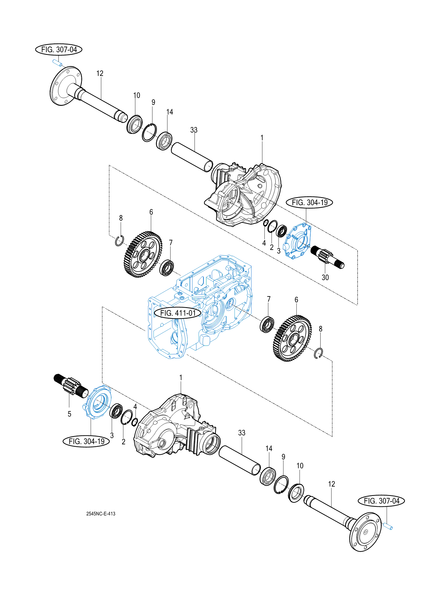 413 - REAR AXLE HOUSINGS (2)