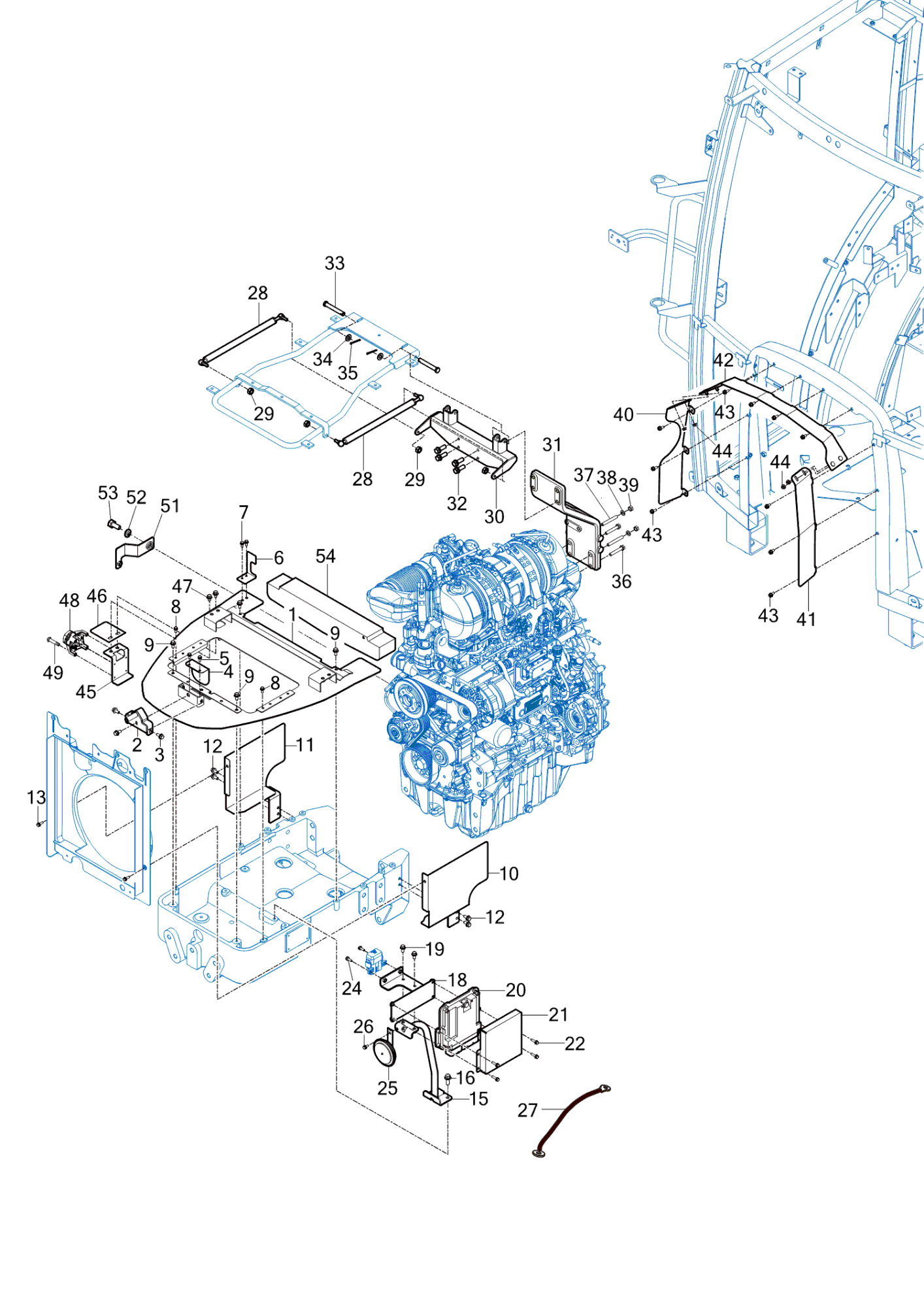 703 - SIDE SUPPORT & FRAME HOOD (2023-06-01 ~)