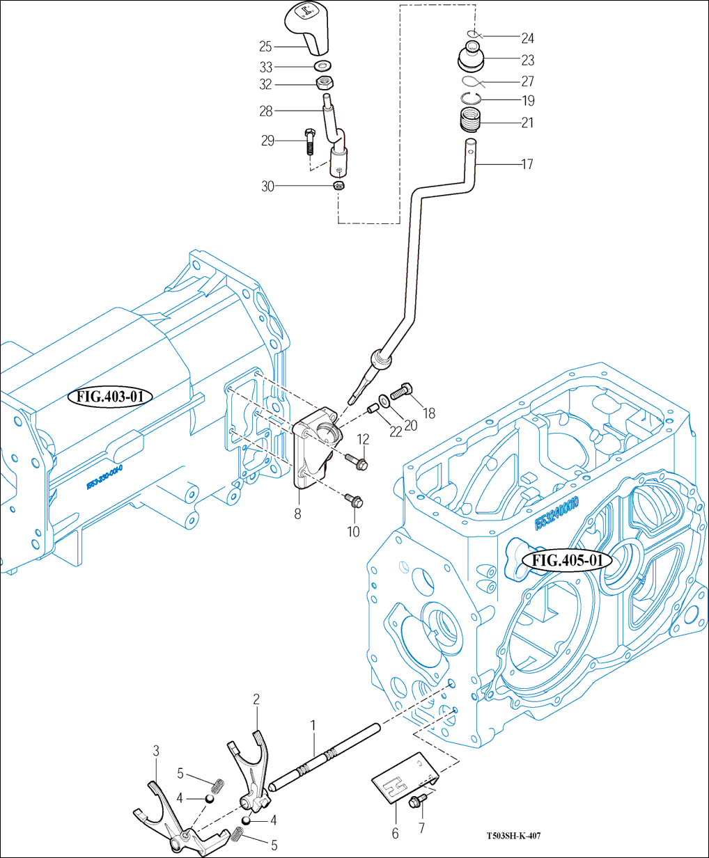 407 - SUB CHANGE SHIFTER
