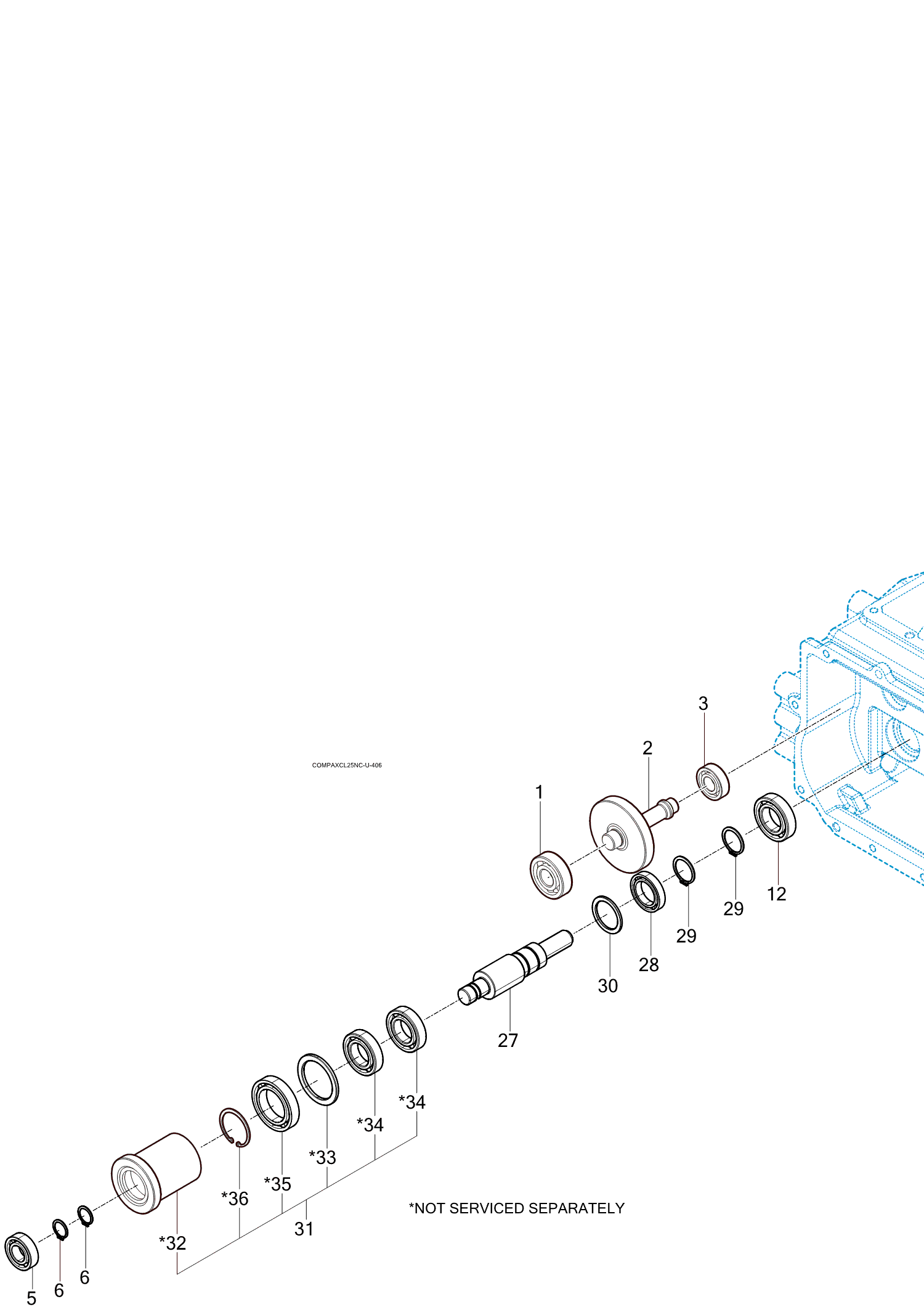 406 - P.T.O DRIVE SHAFT