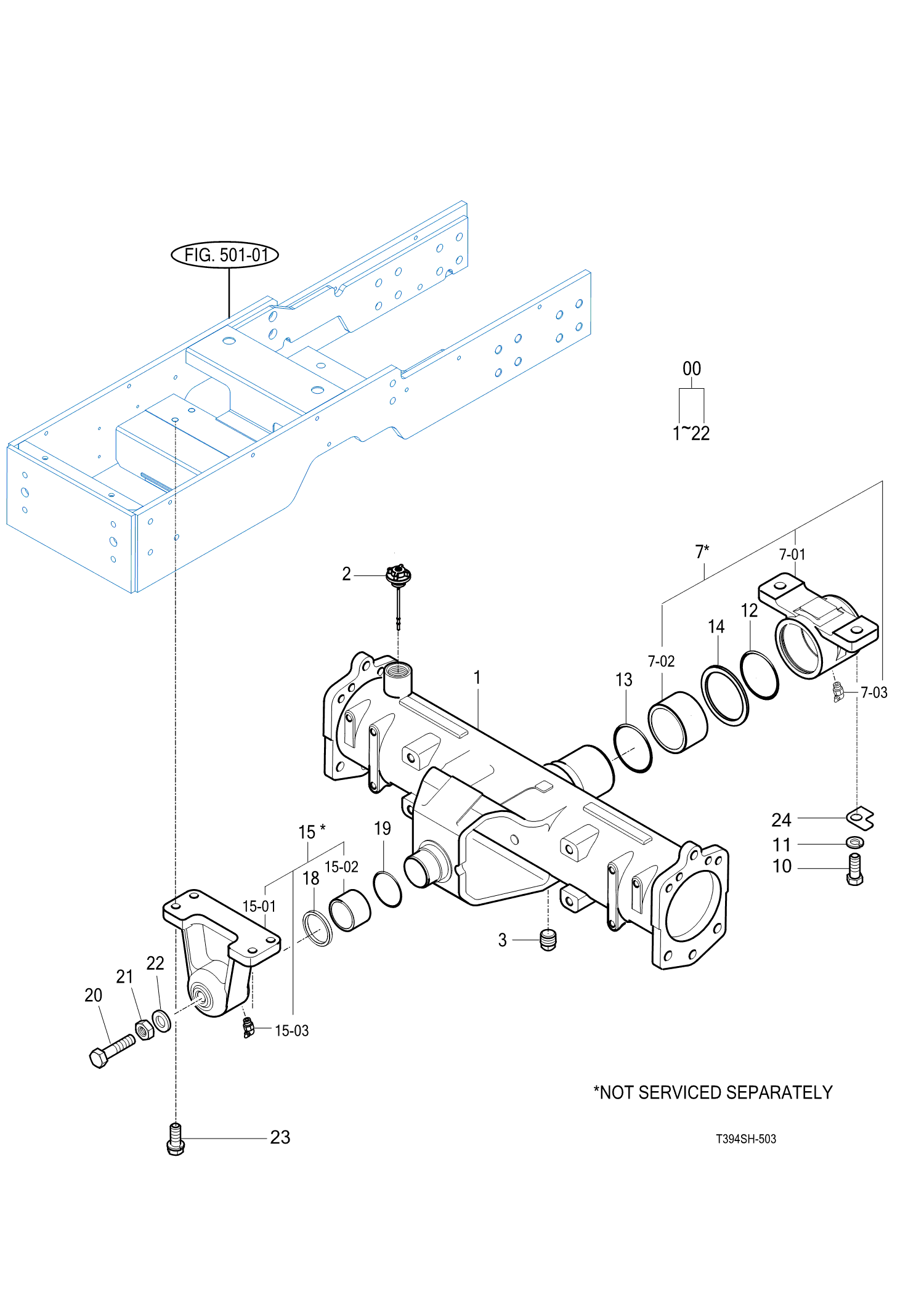 503 - FRONT AXLE HOUSING (2021-07-31 ~)