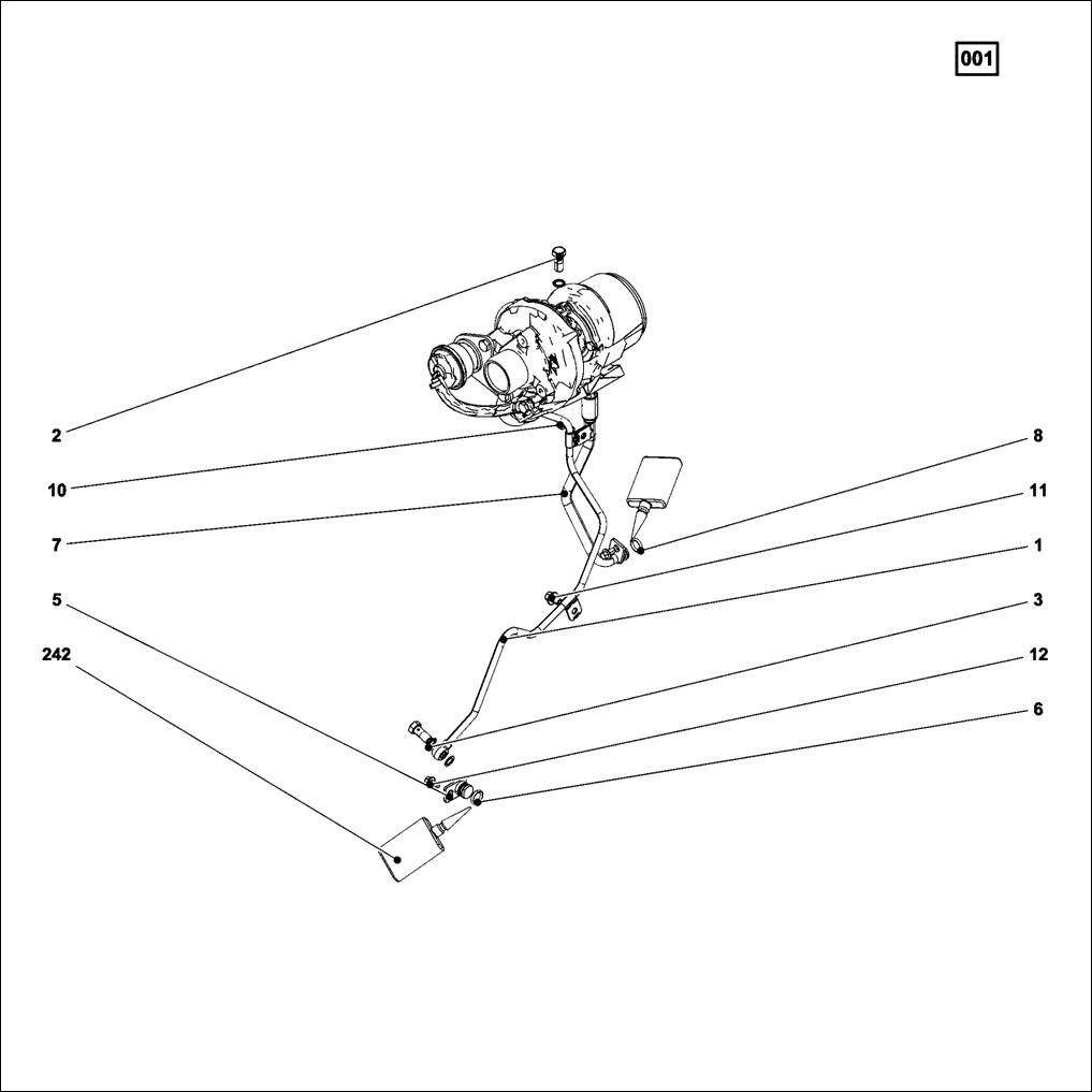 128 - LUBRICAT. OIL LINE