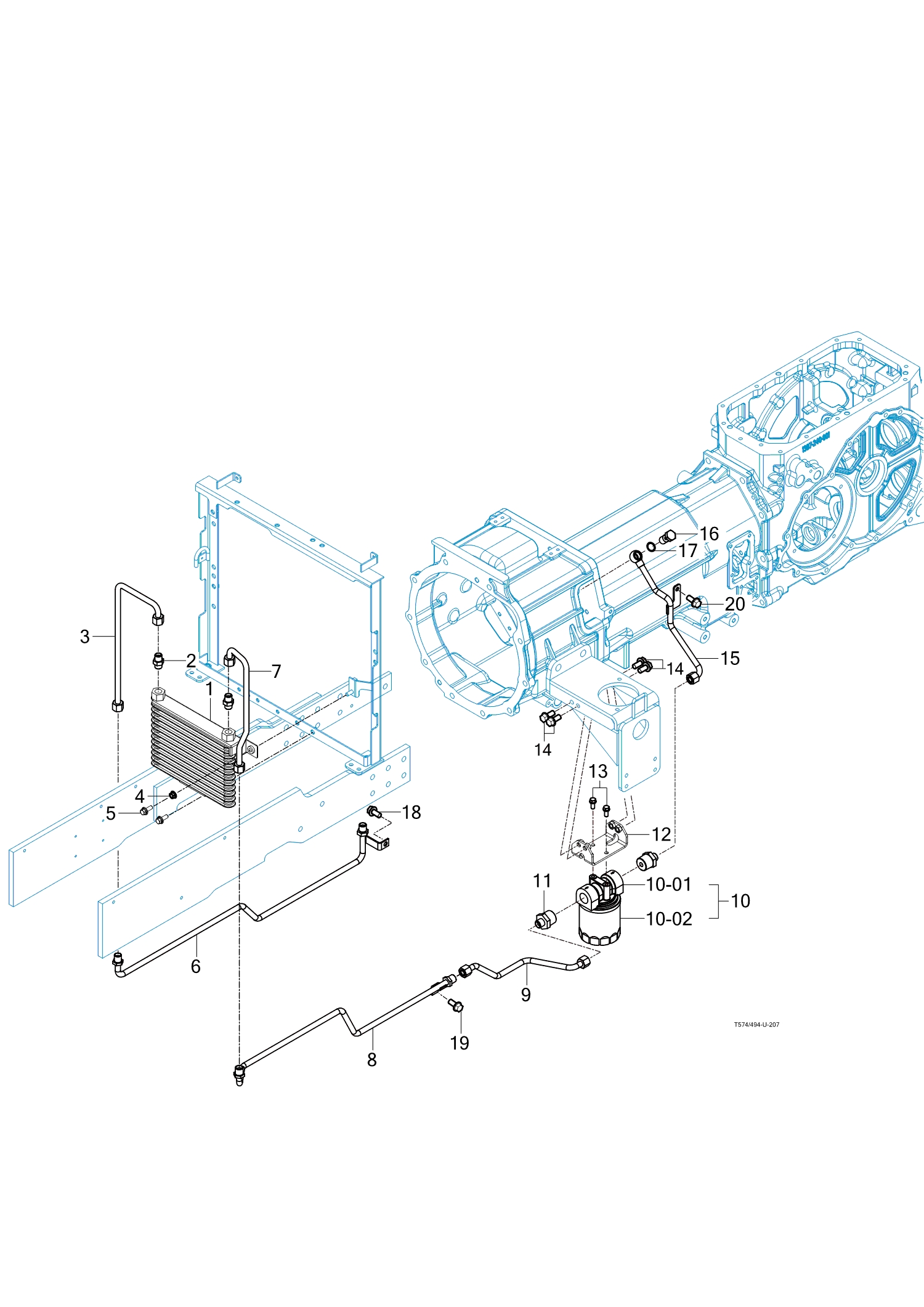 207 - OIL COOLER 207 - OIL COOLER