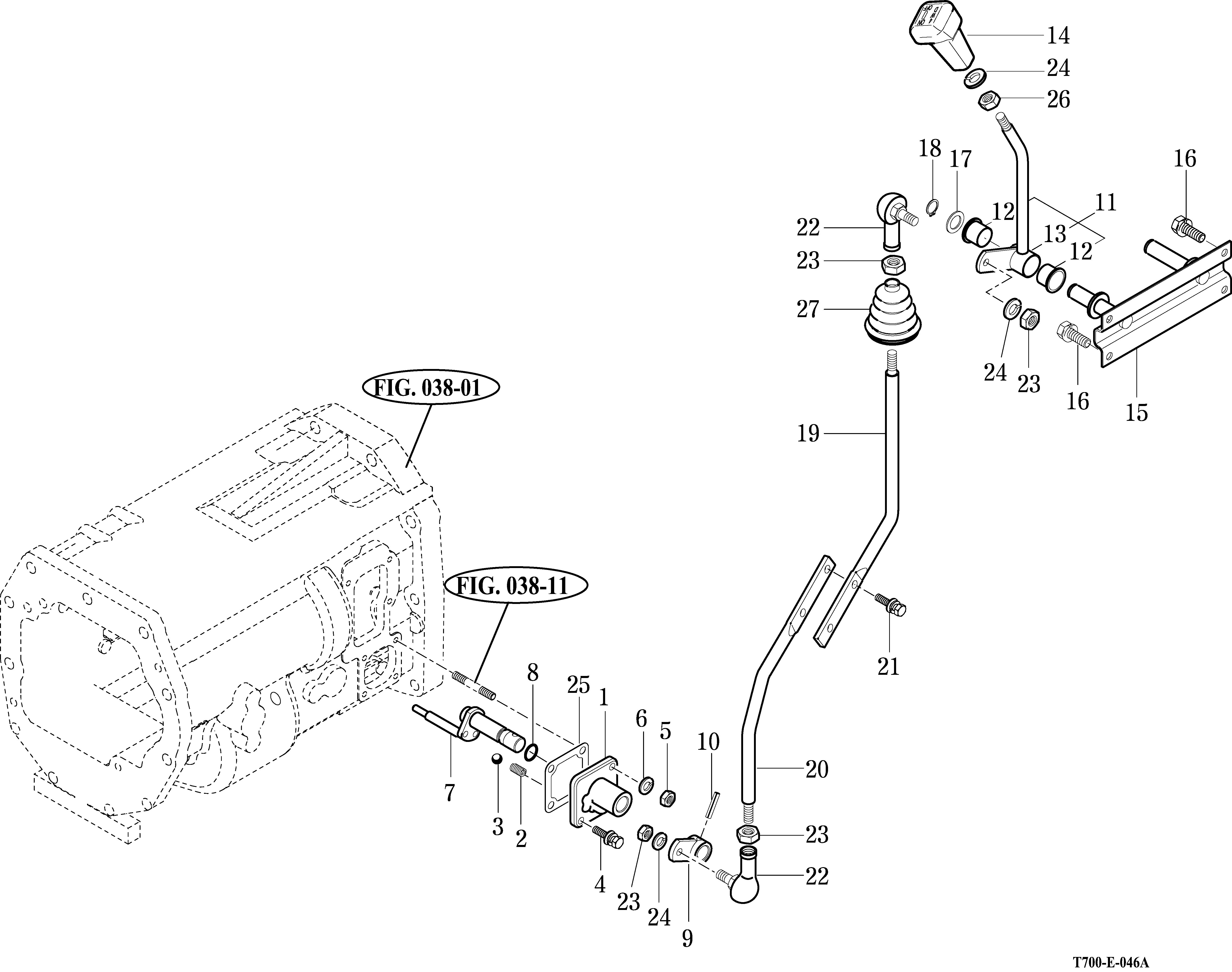 046 - 4WD CHANGE LEVER
