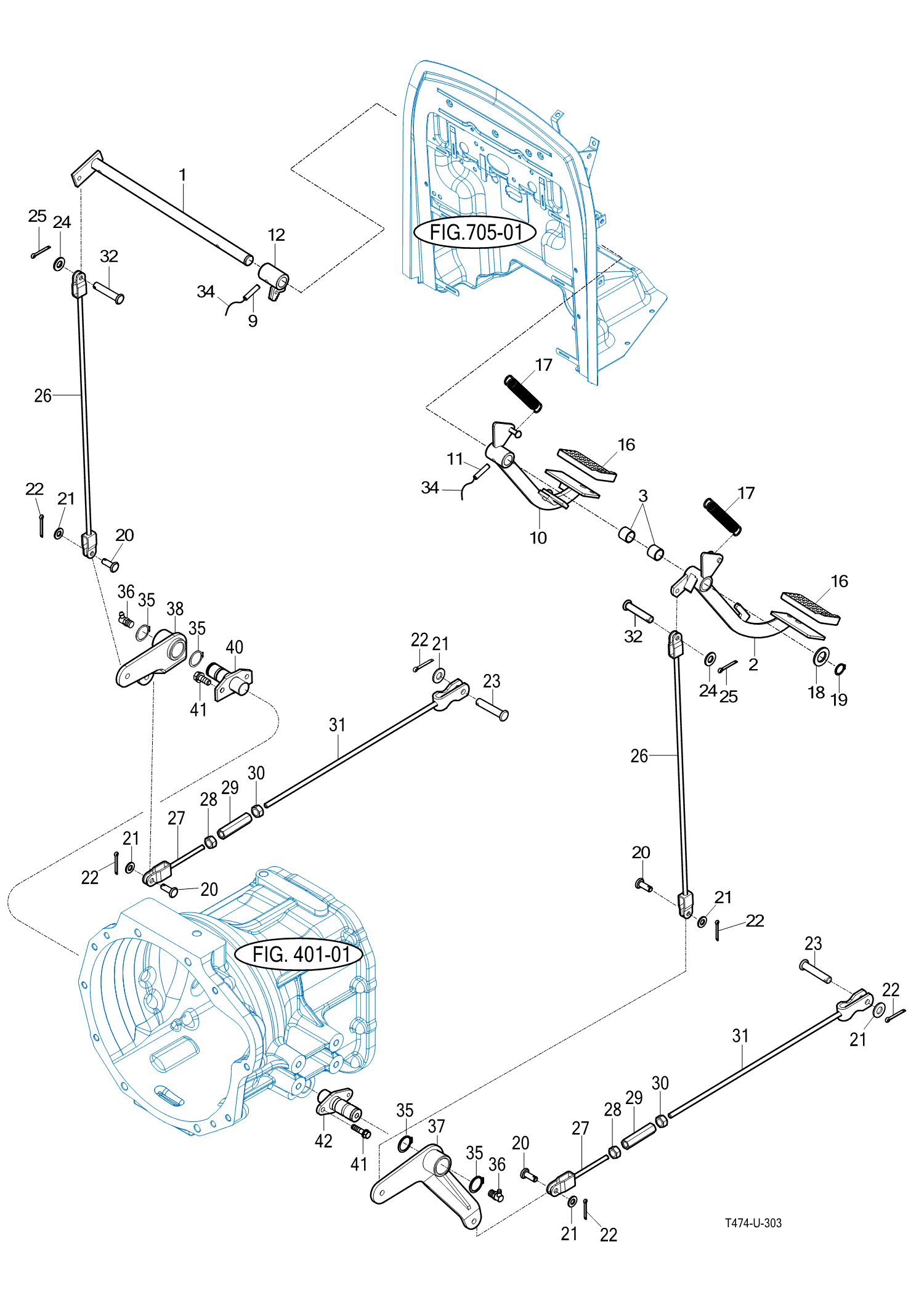 303 - BRAKE PEDAL