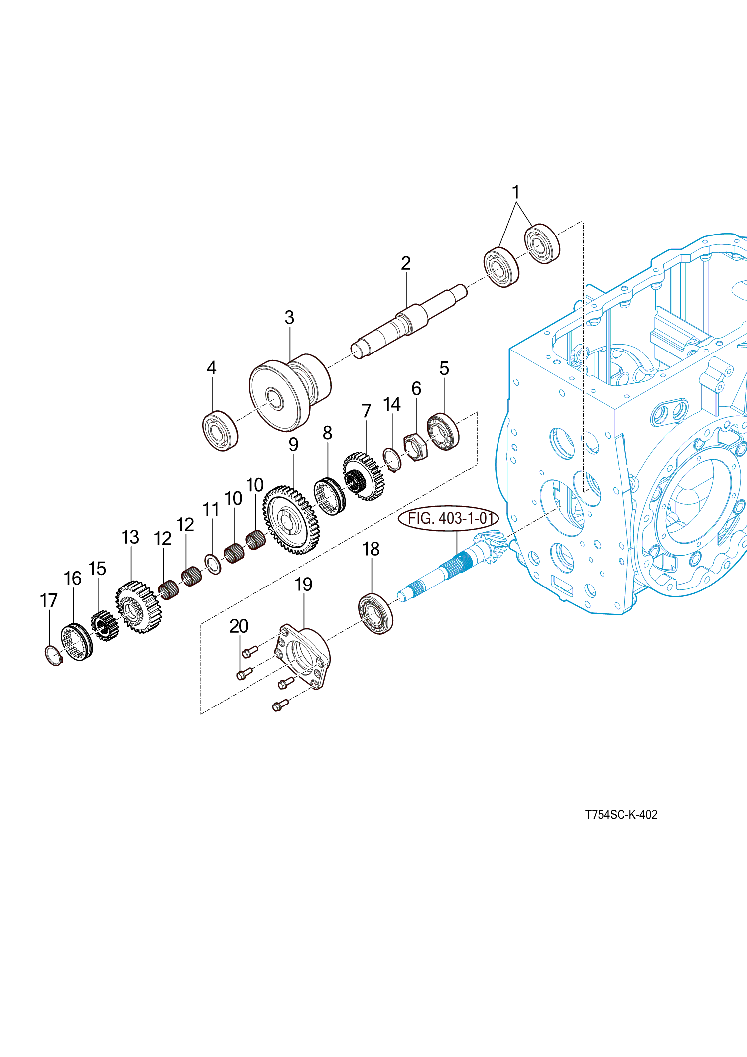 402 - SUB CHANGE GEARS