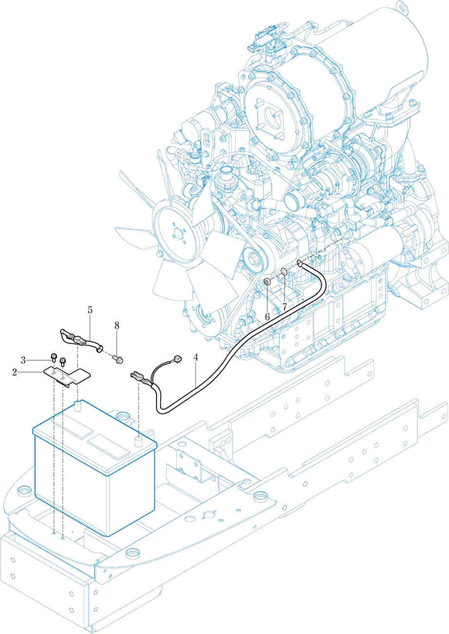 801 - BATTERY & MOUNTING