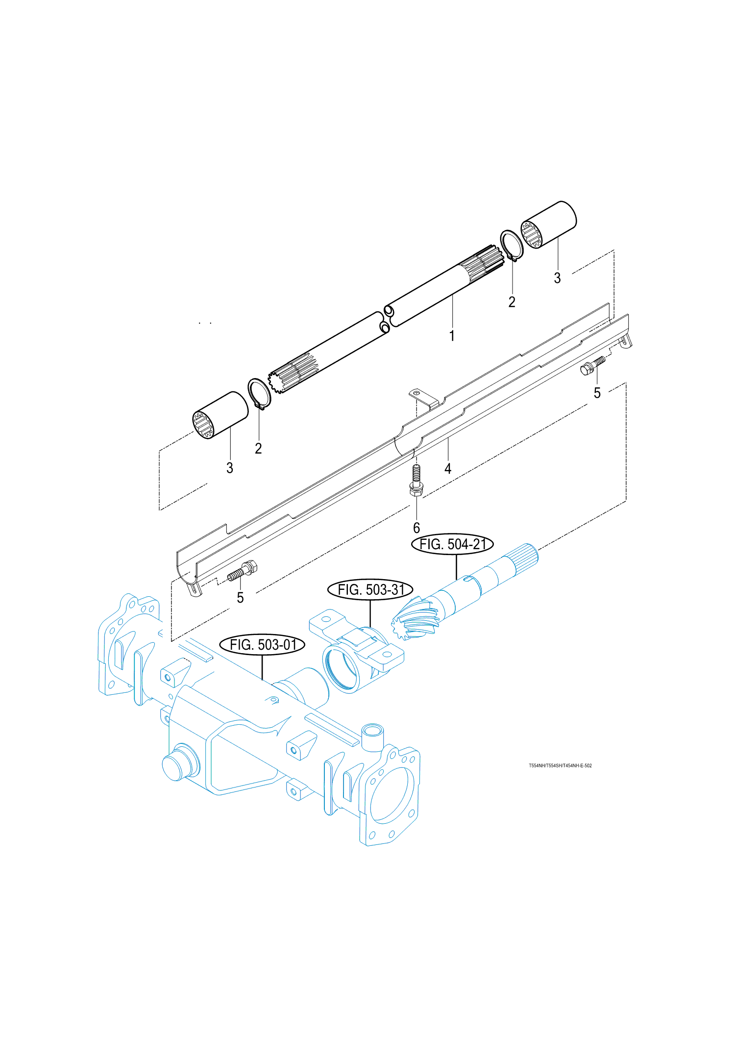 502 - FRONT DRIVE SHAFT