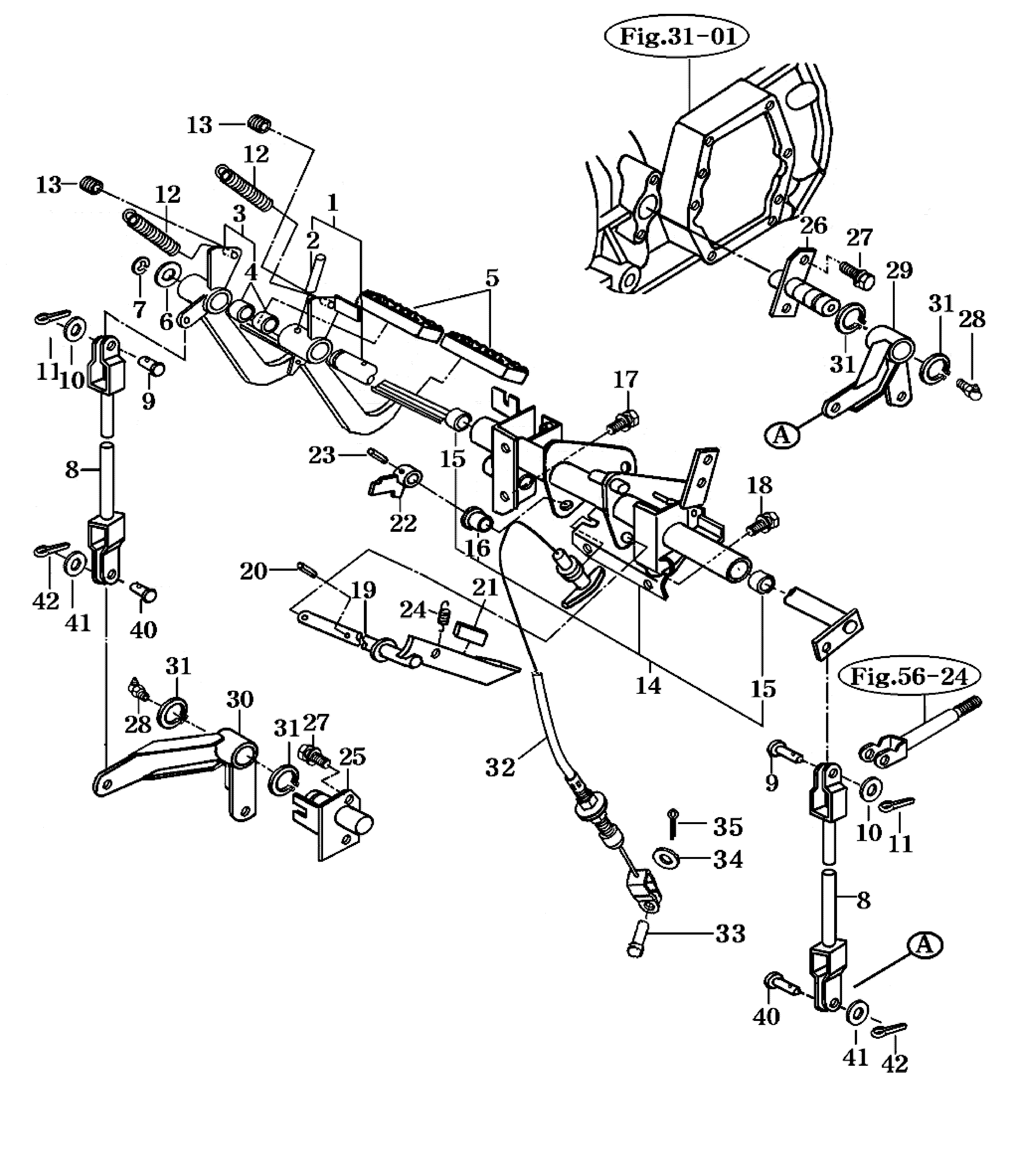 057 - BRAKE PEDAL & LINKAGE