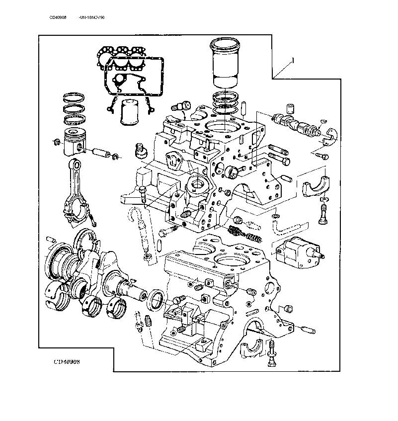 128 - SHORT BLOCK COMBINATION