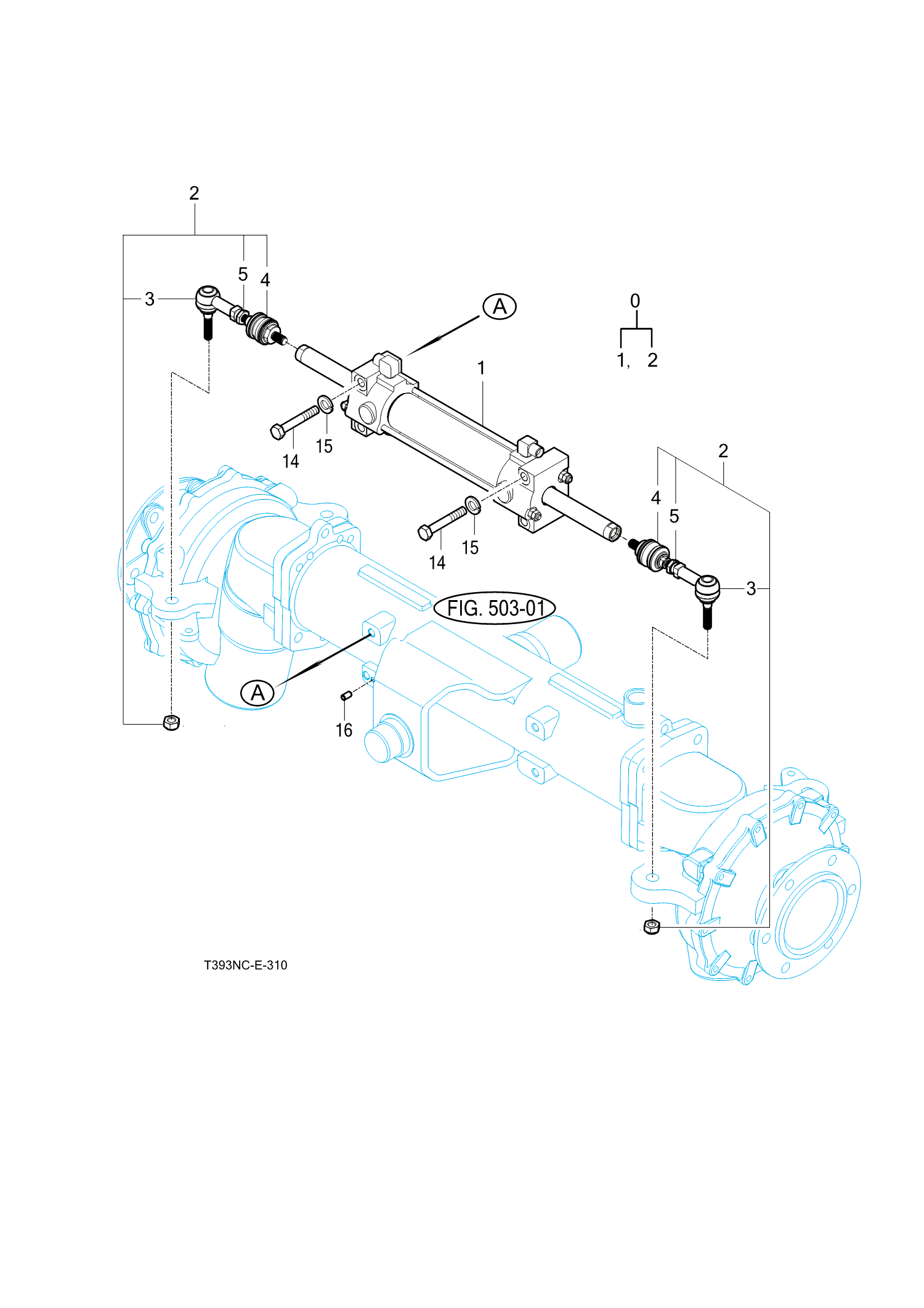 310 - STEERING CYLINDER