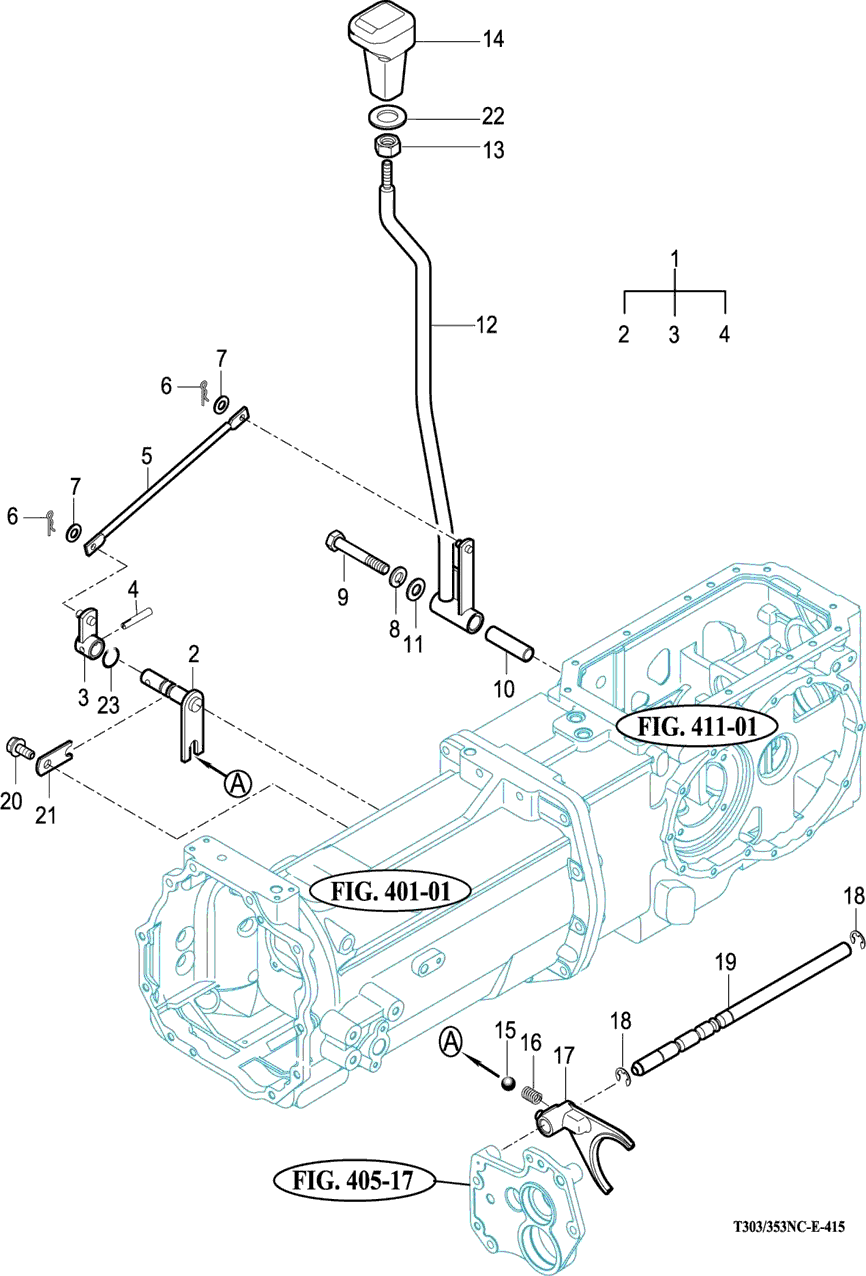 415 - SUB CHANGE LEVER