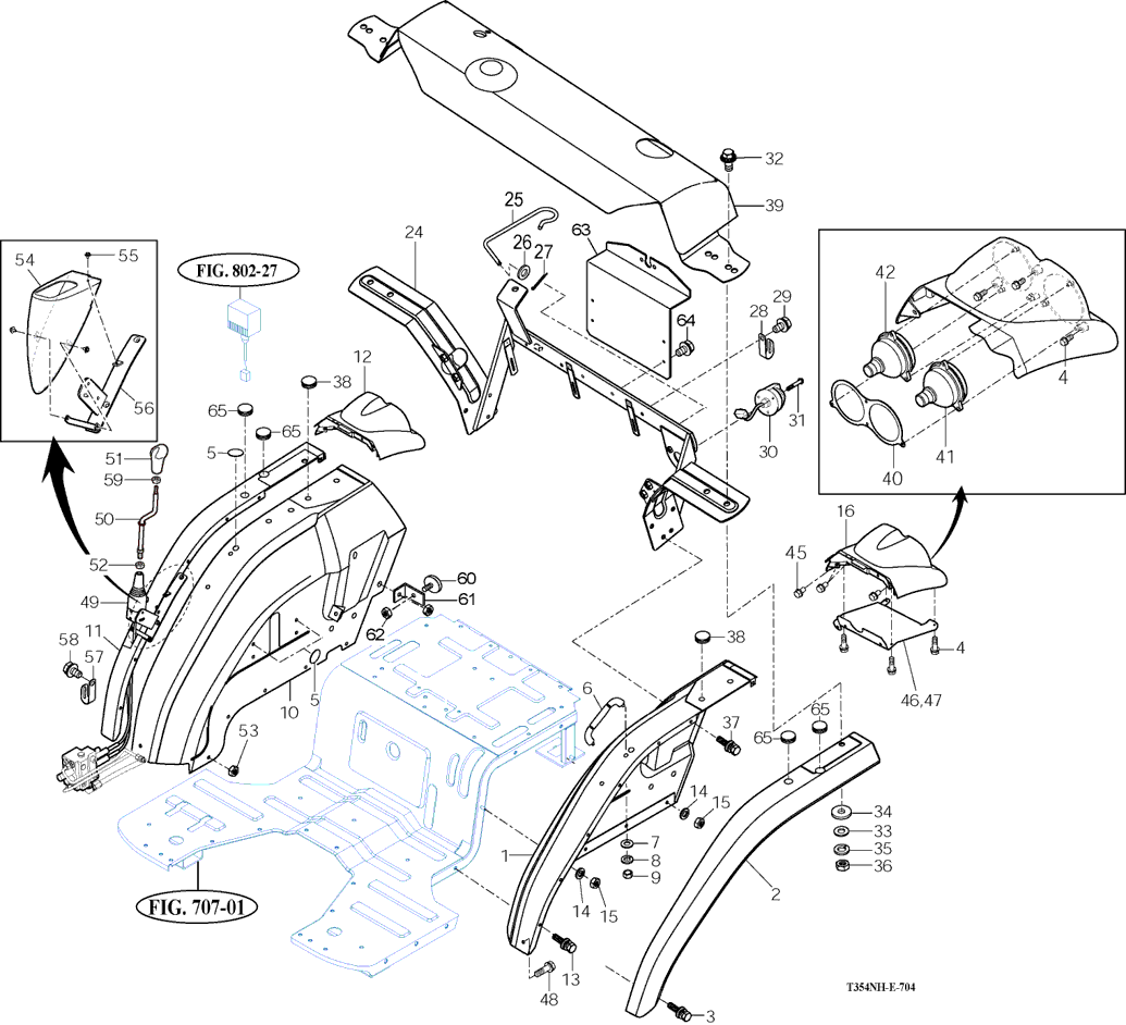 704 - FENDER, REAR FRAME