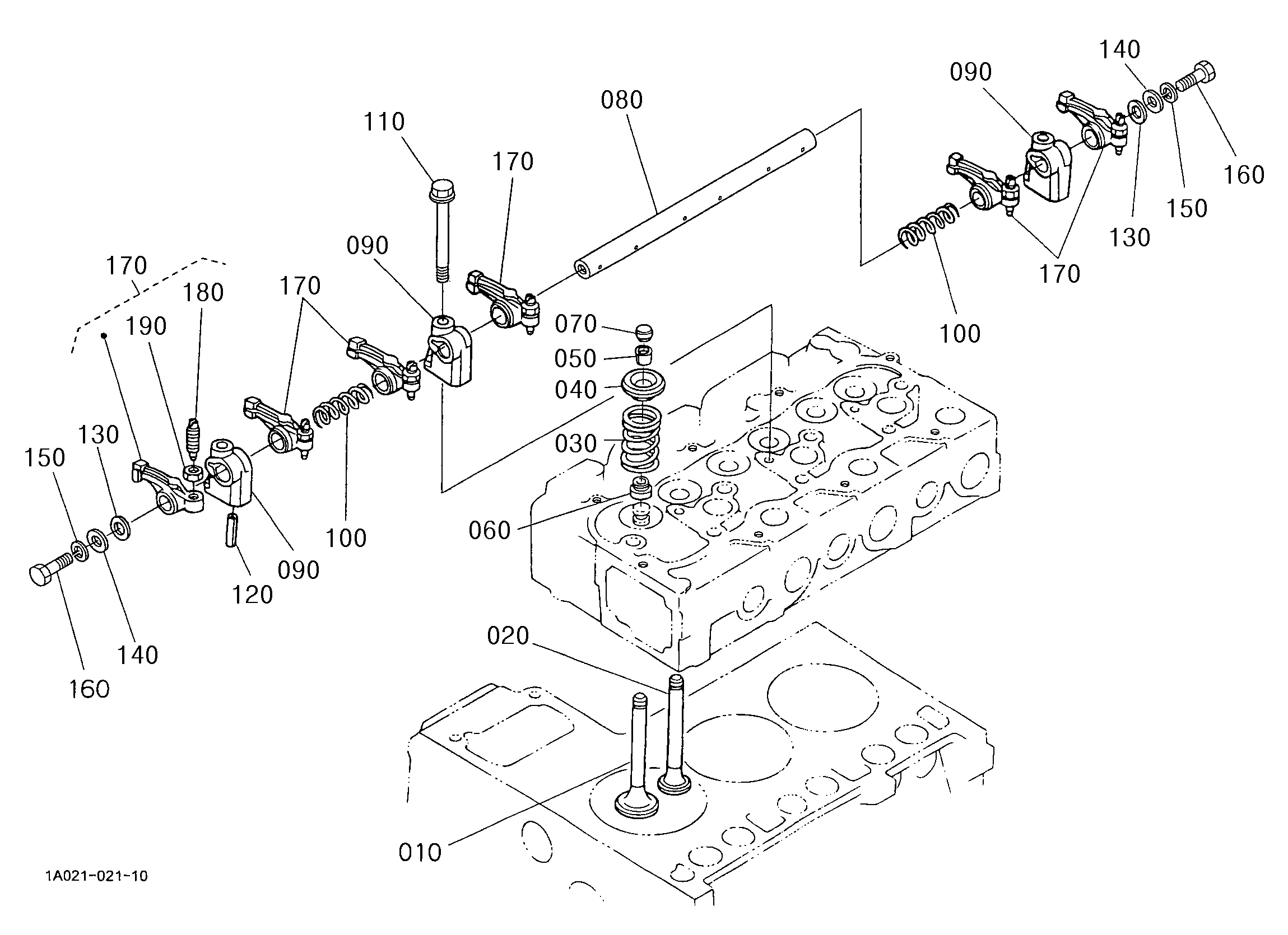 600 - VALVE & ROCKER ARM