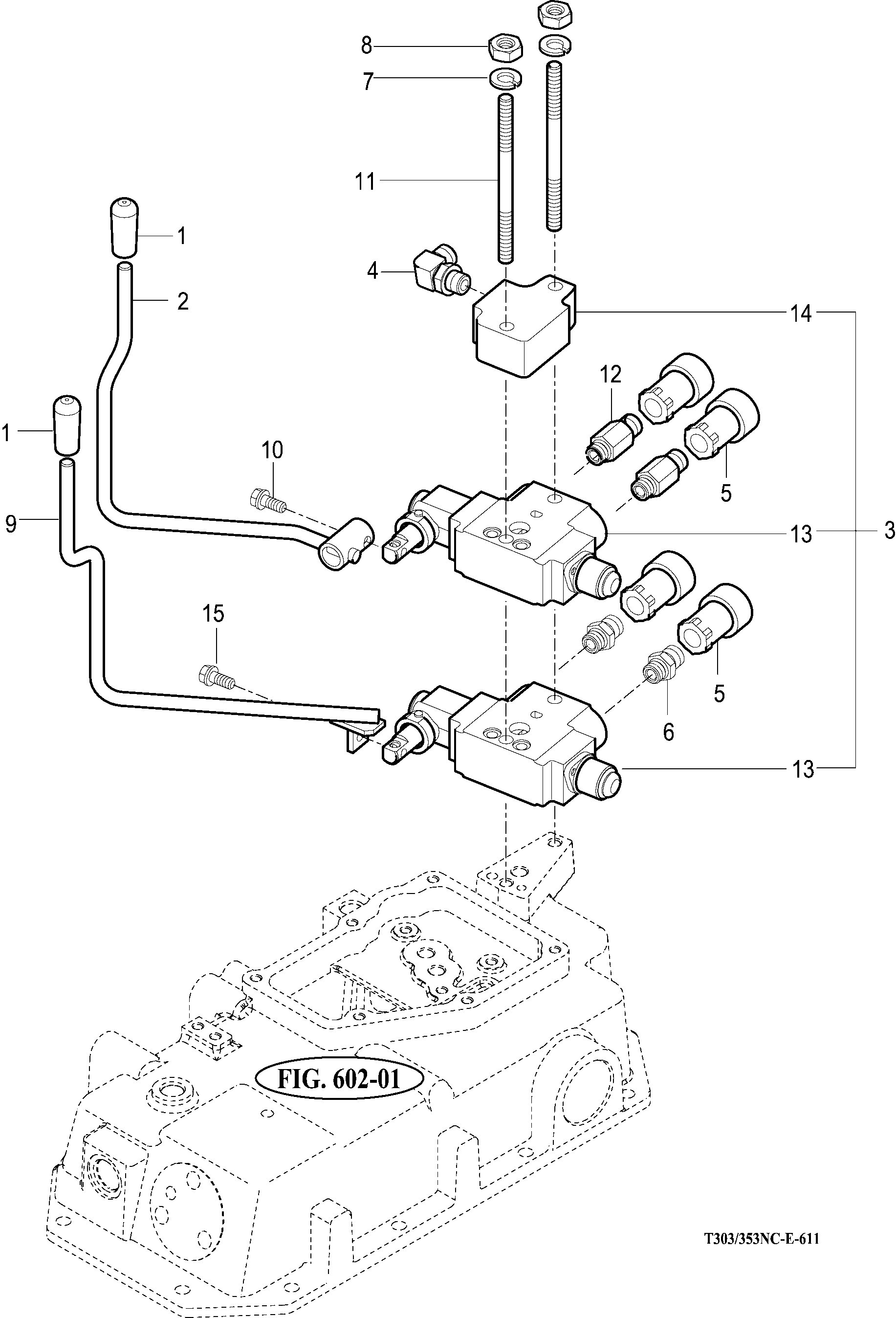 611 - EXTERIOR HYD.VALVE