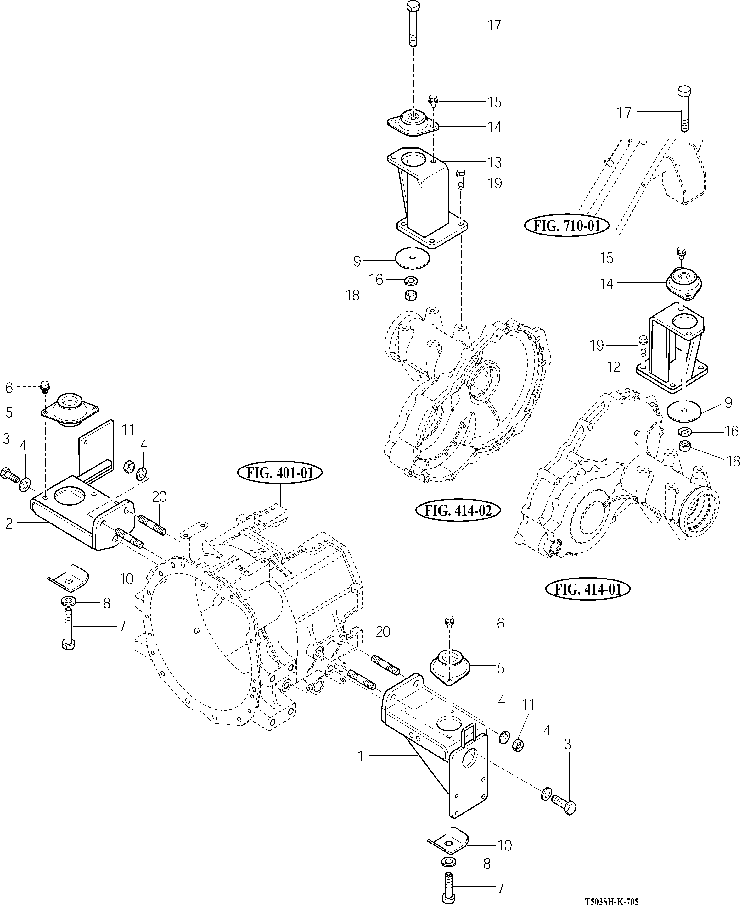705 - FRONT & REAR MOUNTING