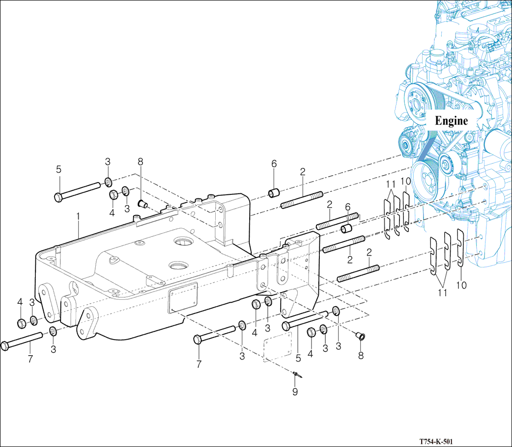 501 - FRONT AXLE SUPPORT