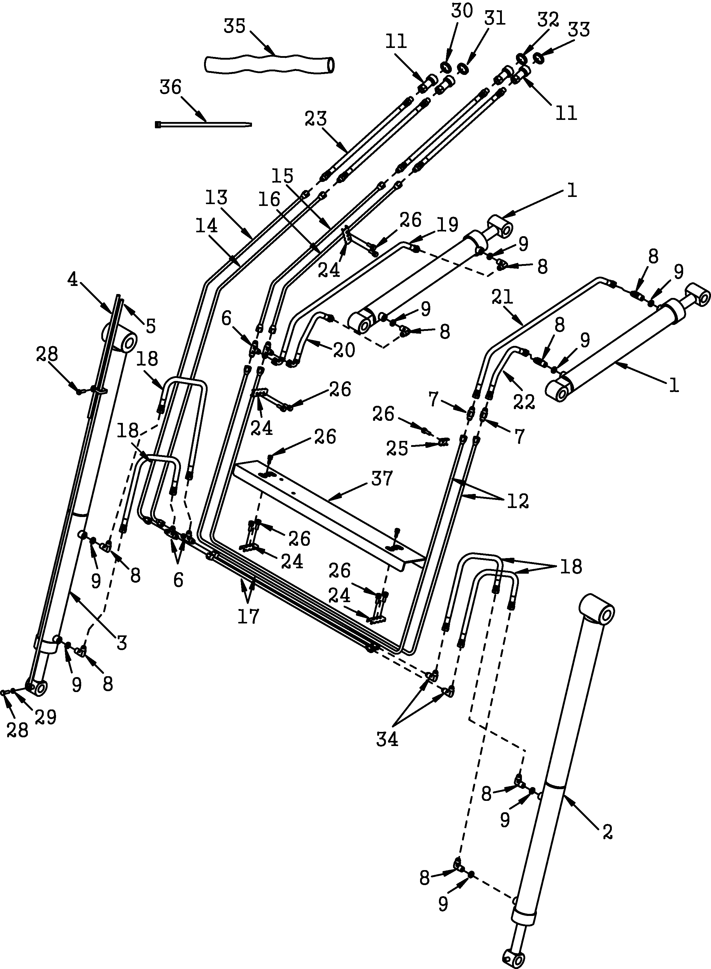 040 - HYDRAULIC PIPING