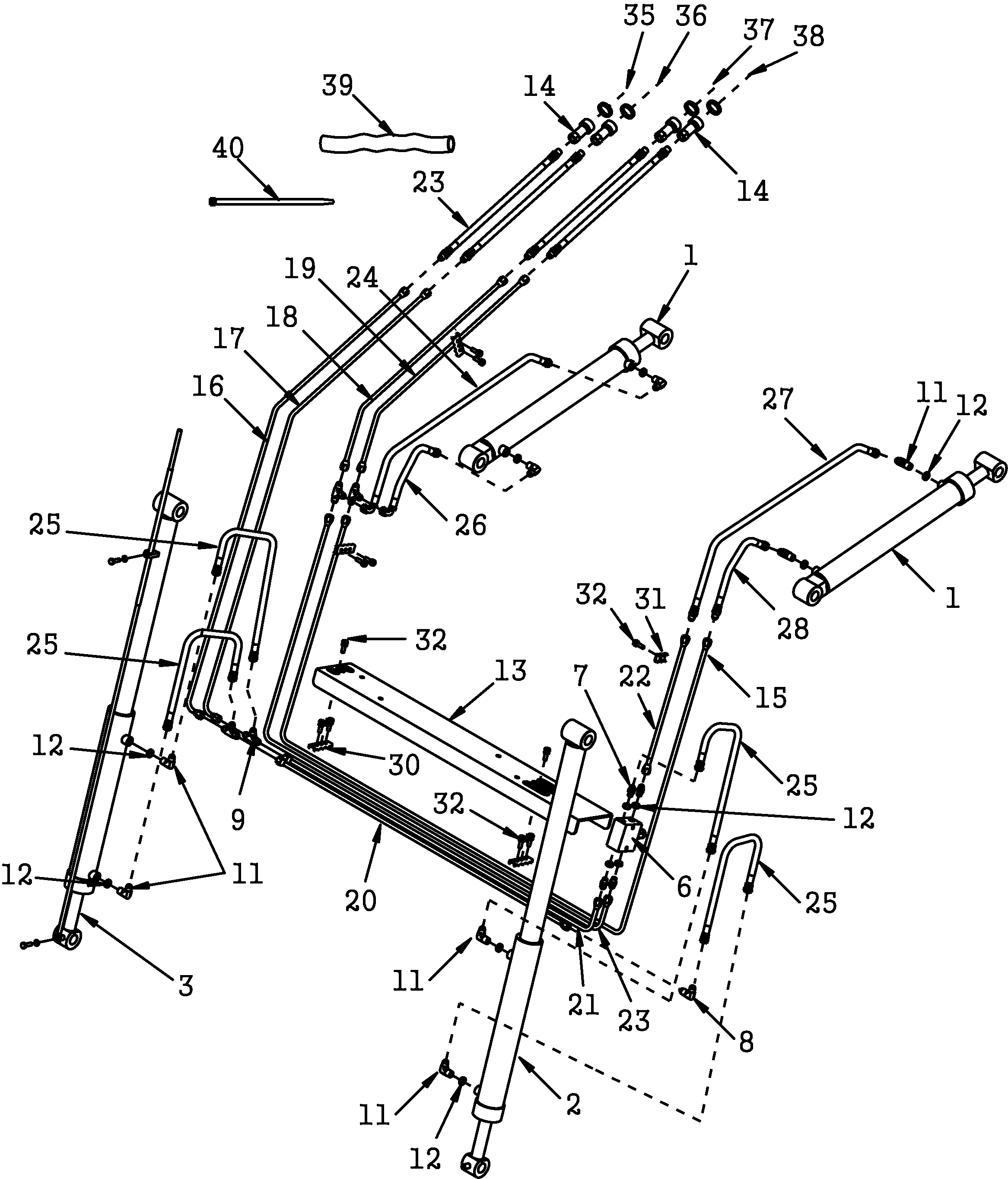 040 - HYDRAULIC PIPING