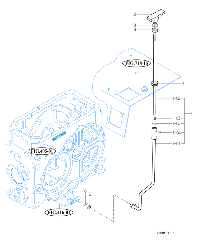 416 - MID PTO LEVER(OPTION)