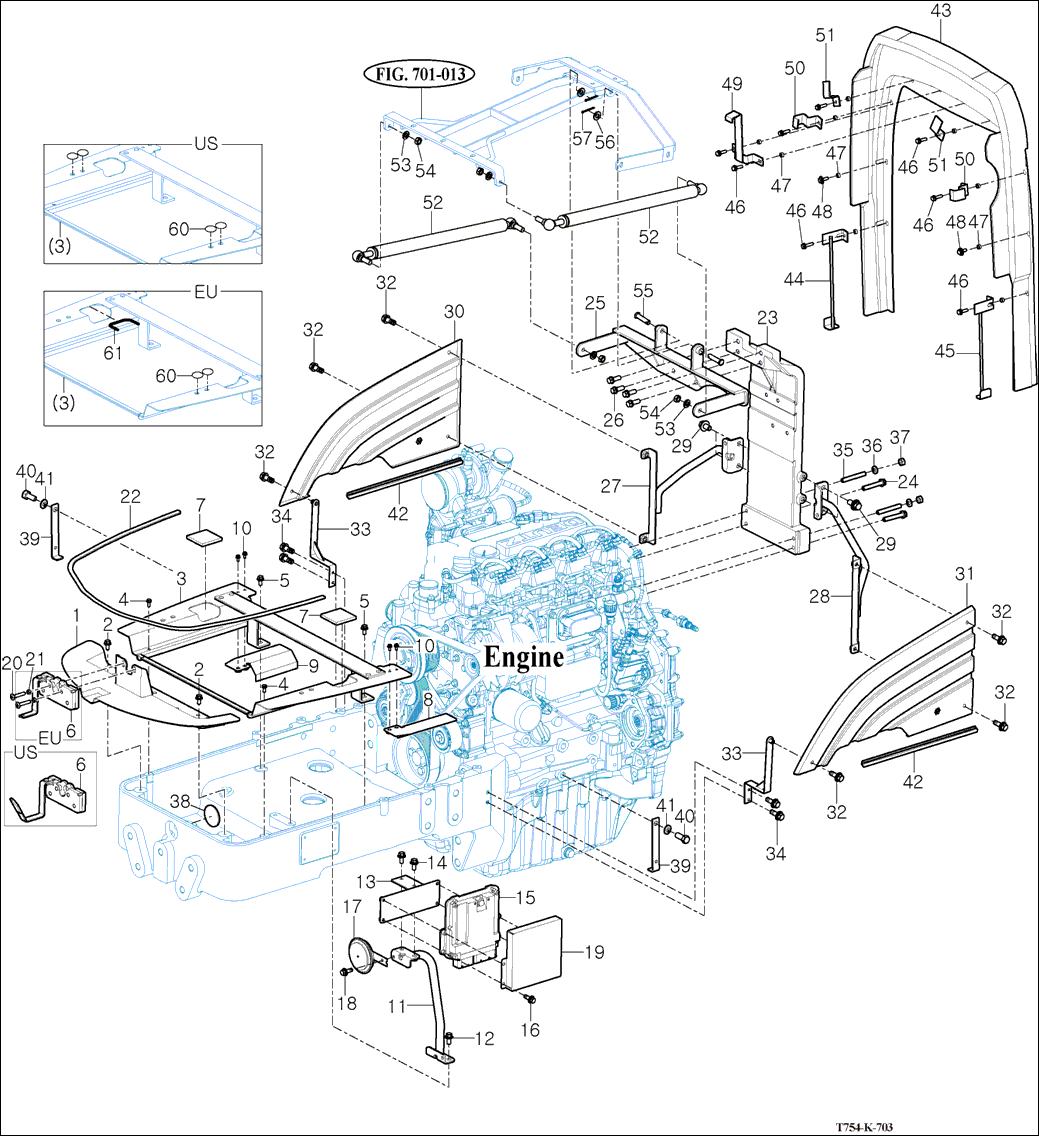 703 - SIDE SUPPORT & FRAME HOOD