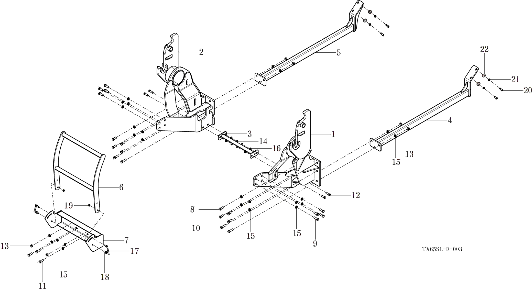 003 - MOUNTING FRAME ASS'Y