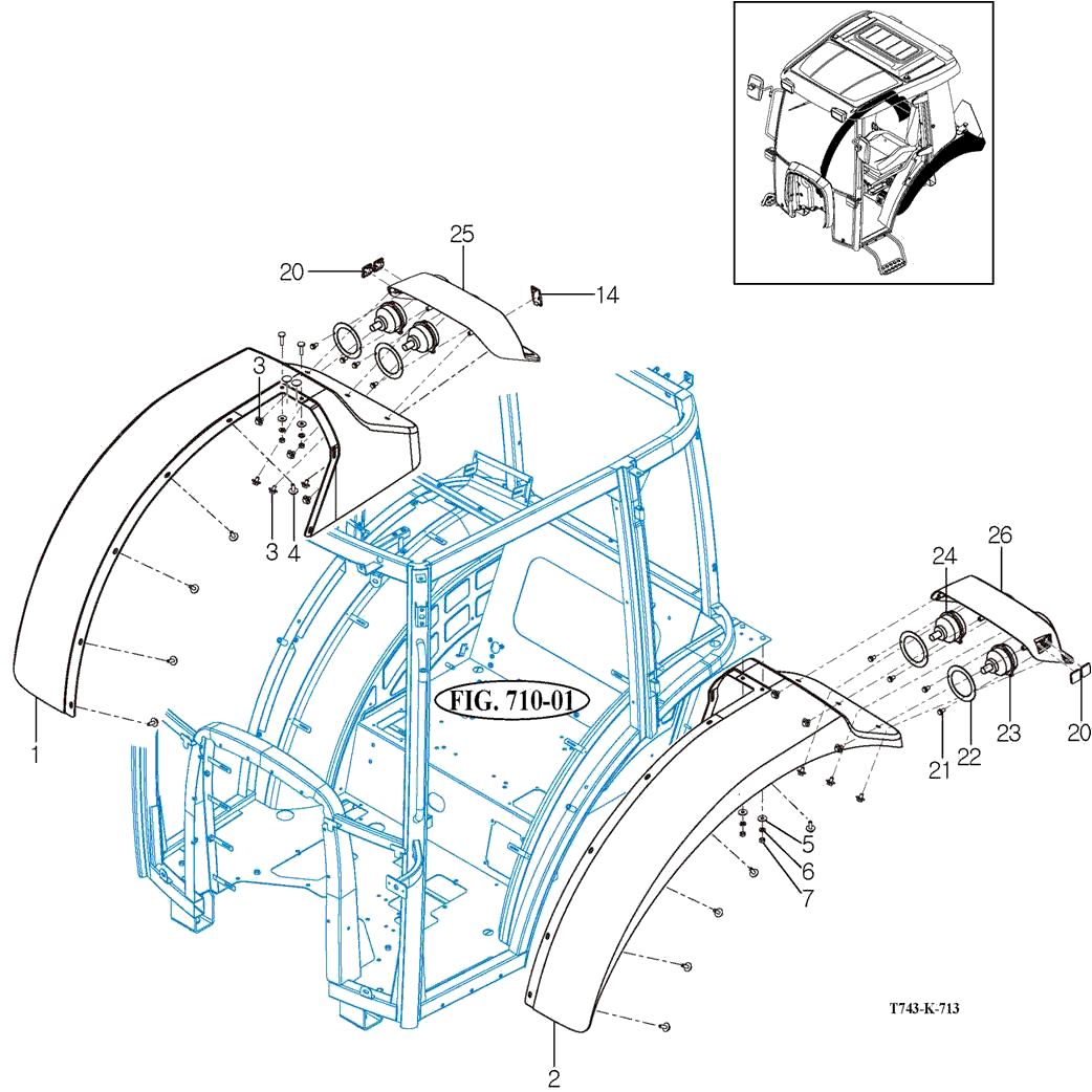 713 - SUB FENDER & COVER