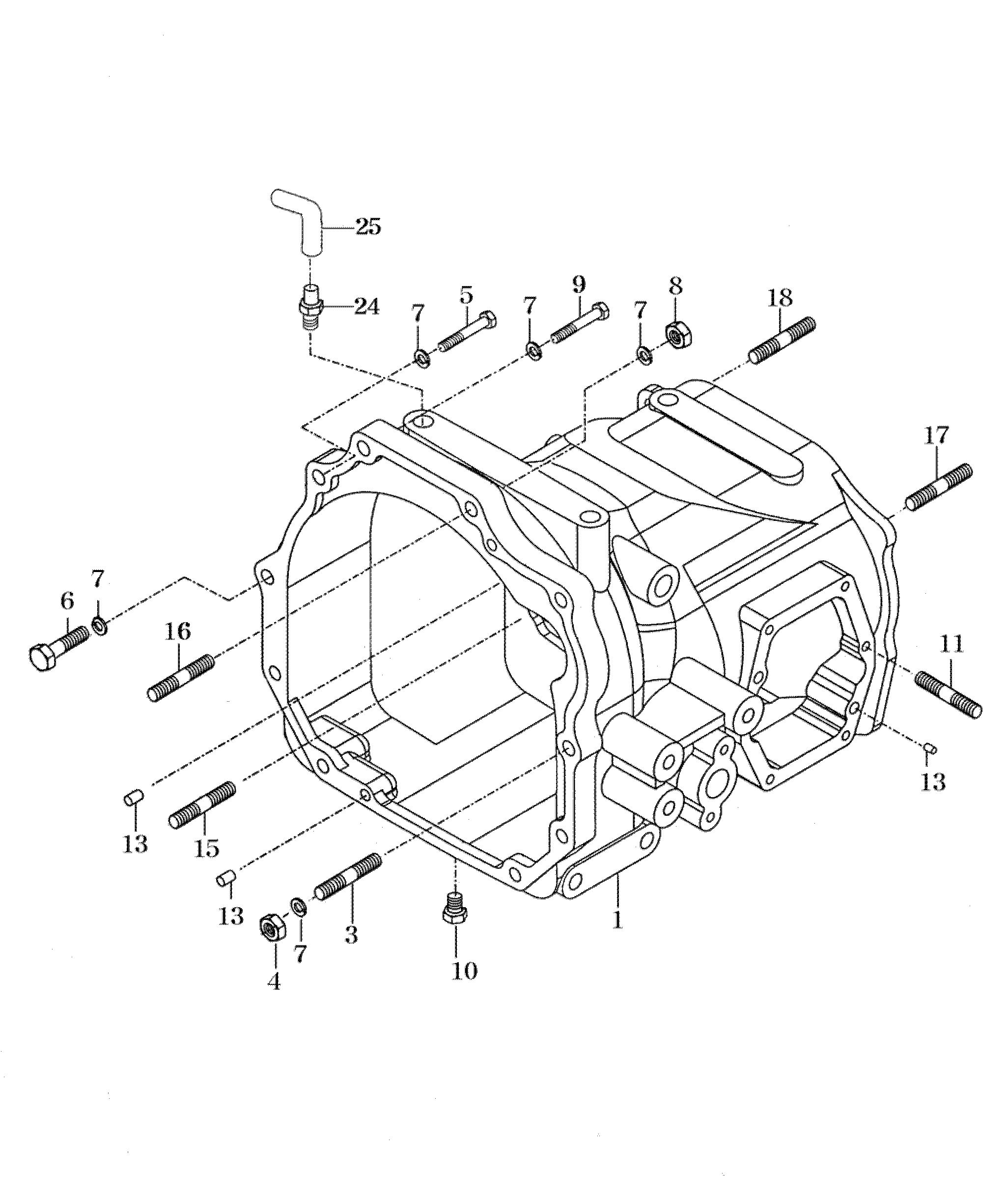 031 - TRANSMISSION FRONT CASE
