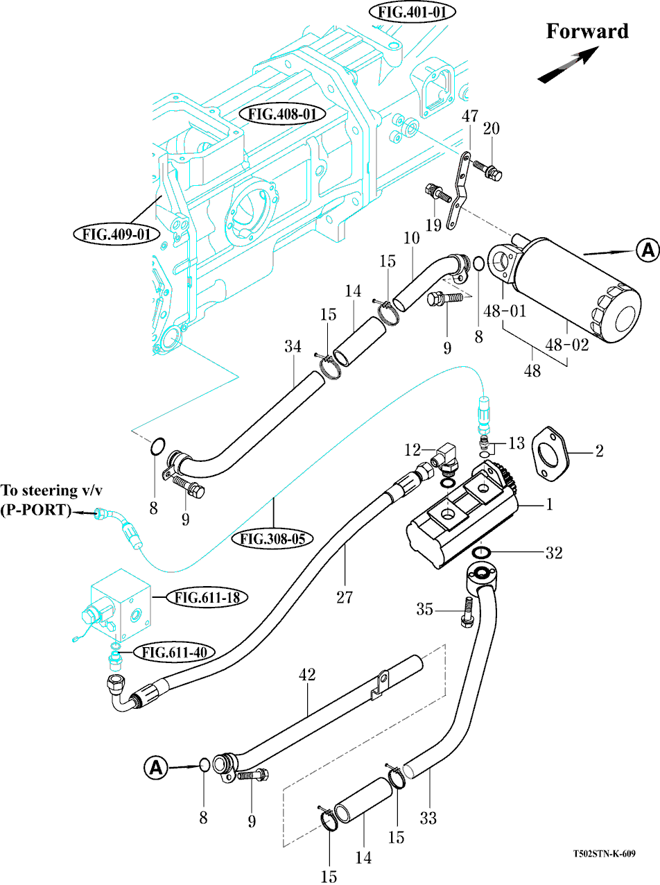 609 - HYDRAULIC PIPES