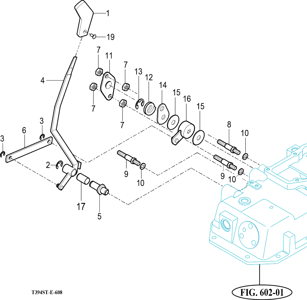 608 - POSITION LEVER