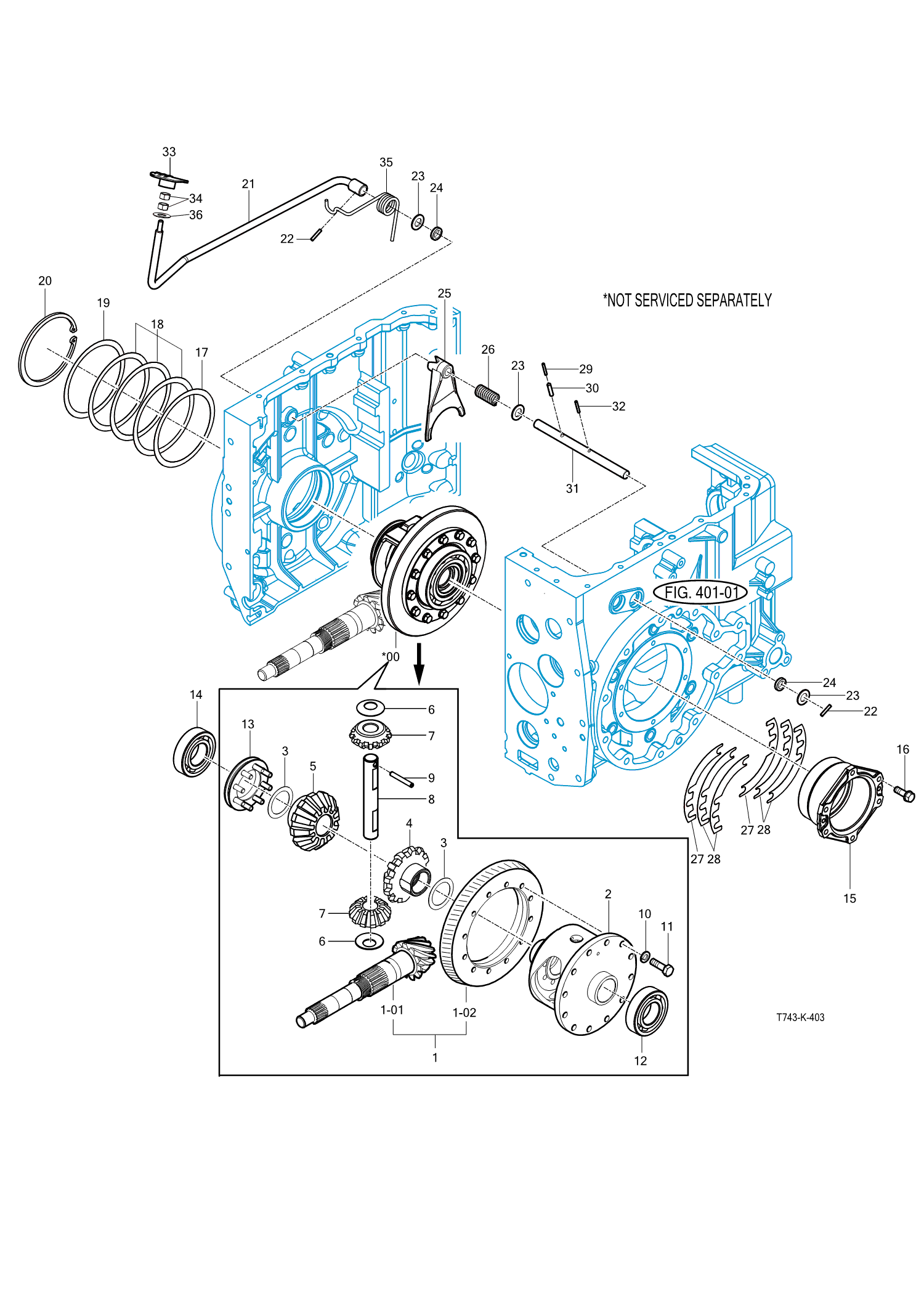 403 - REAR DIFFERENTIAL GEARS