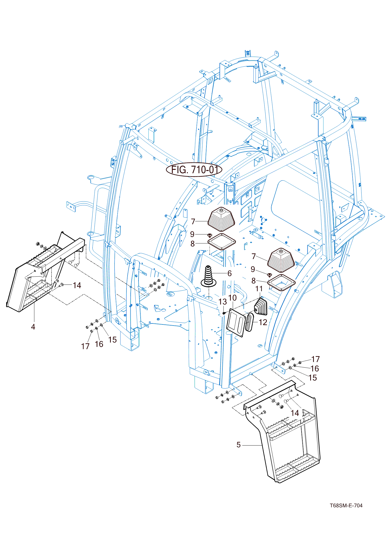 704 - LEVER COVER & STEP