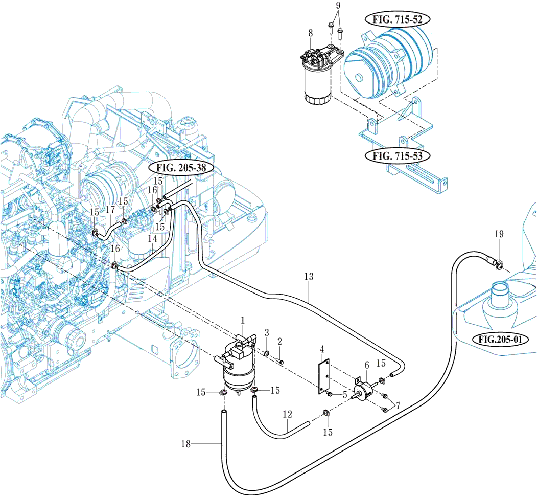 204 - FUEL HOSE & FILTER