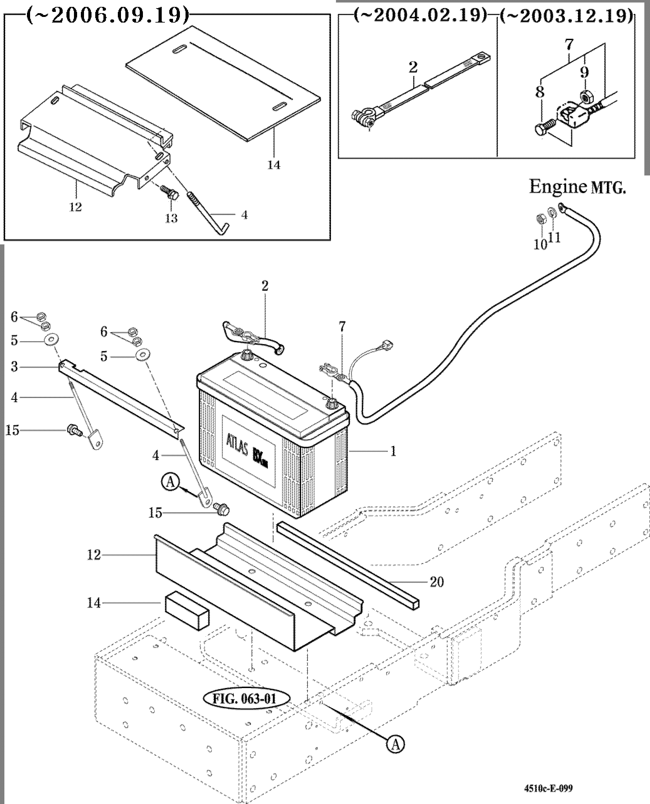099 - BATTERY & MOUNTING