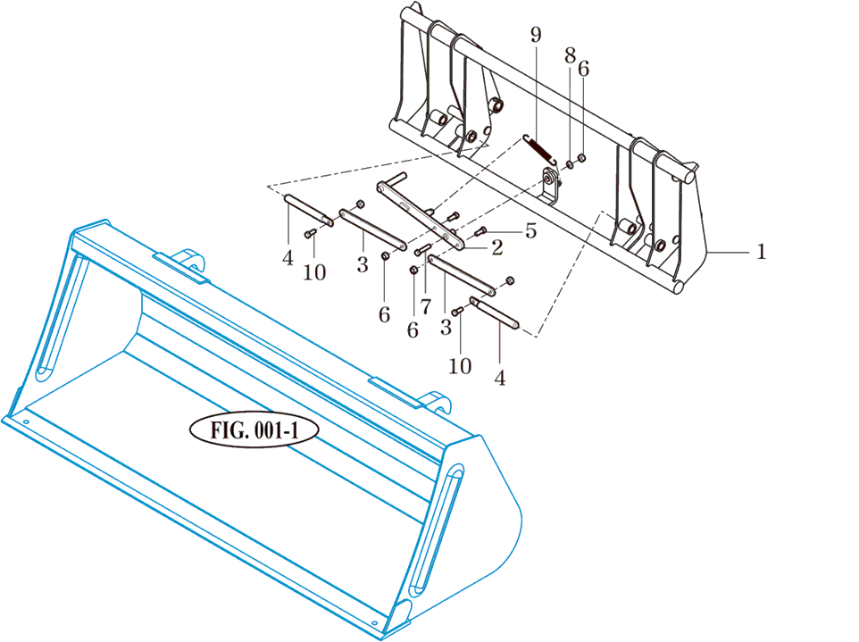 002 - QUICK ATTACHMENT ASS'Y