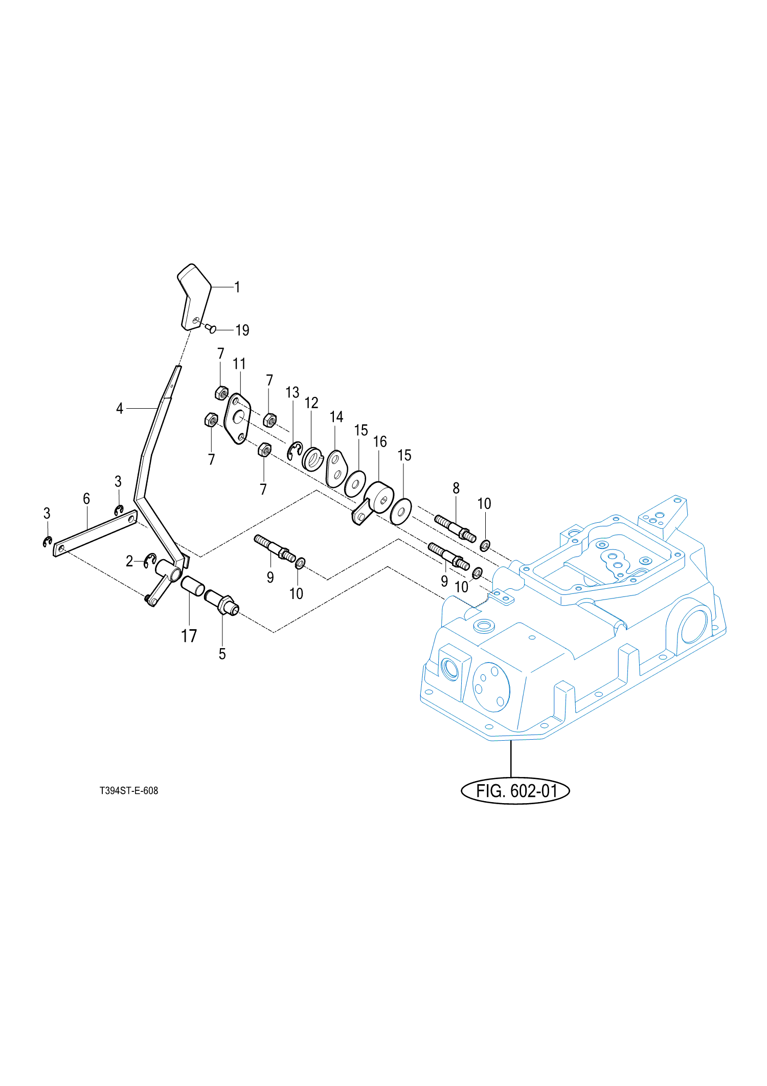 608 - POSITION LEVER
